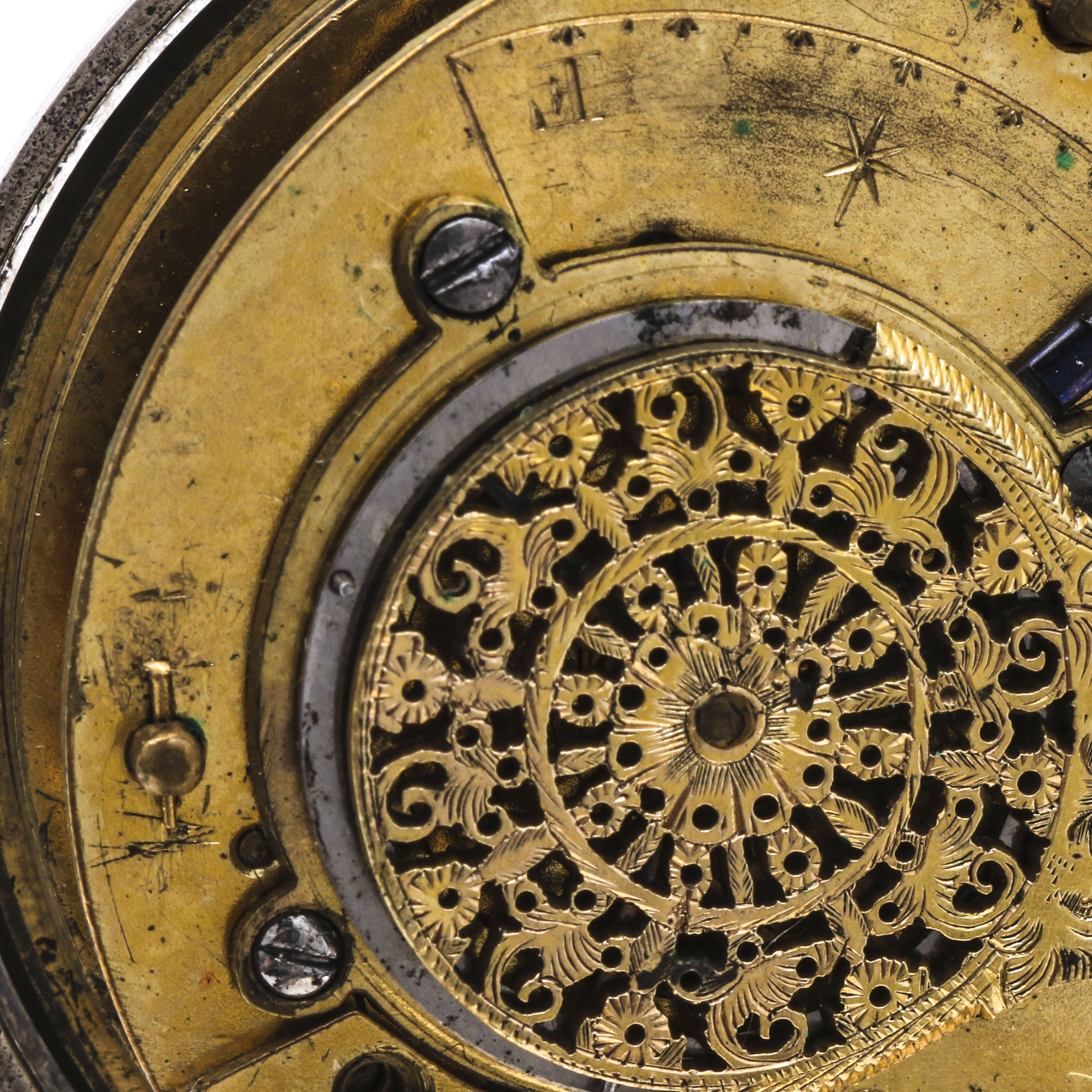 Antique Birmingham Sterling Silver Pocket Watch