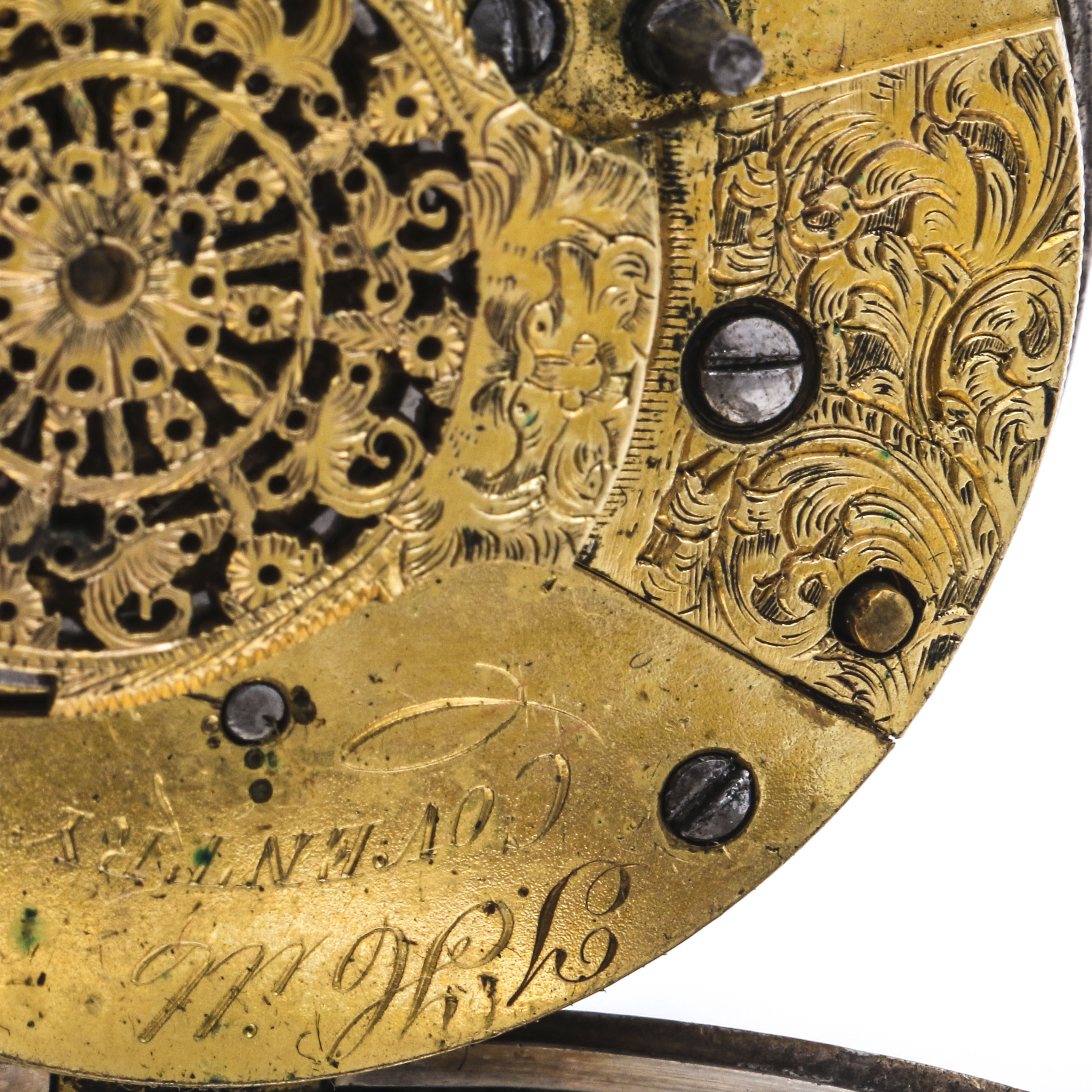 Antique Birmingham Sterling Silver Pocket Watch