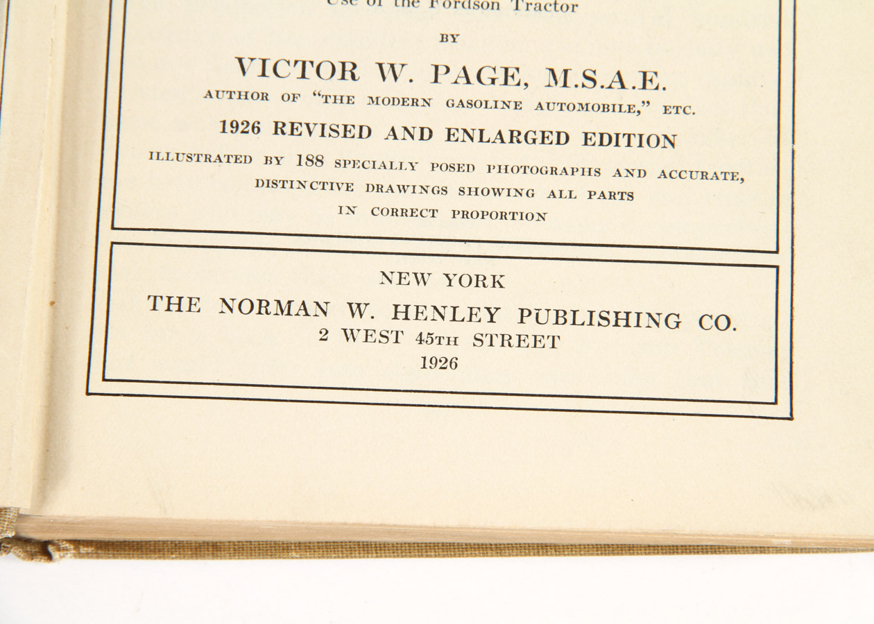 Collection of Vintage Farming and Automotive Books