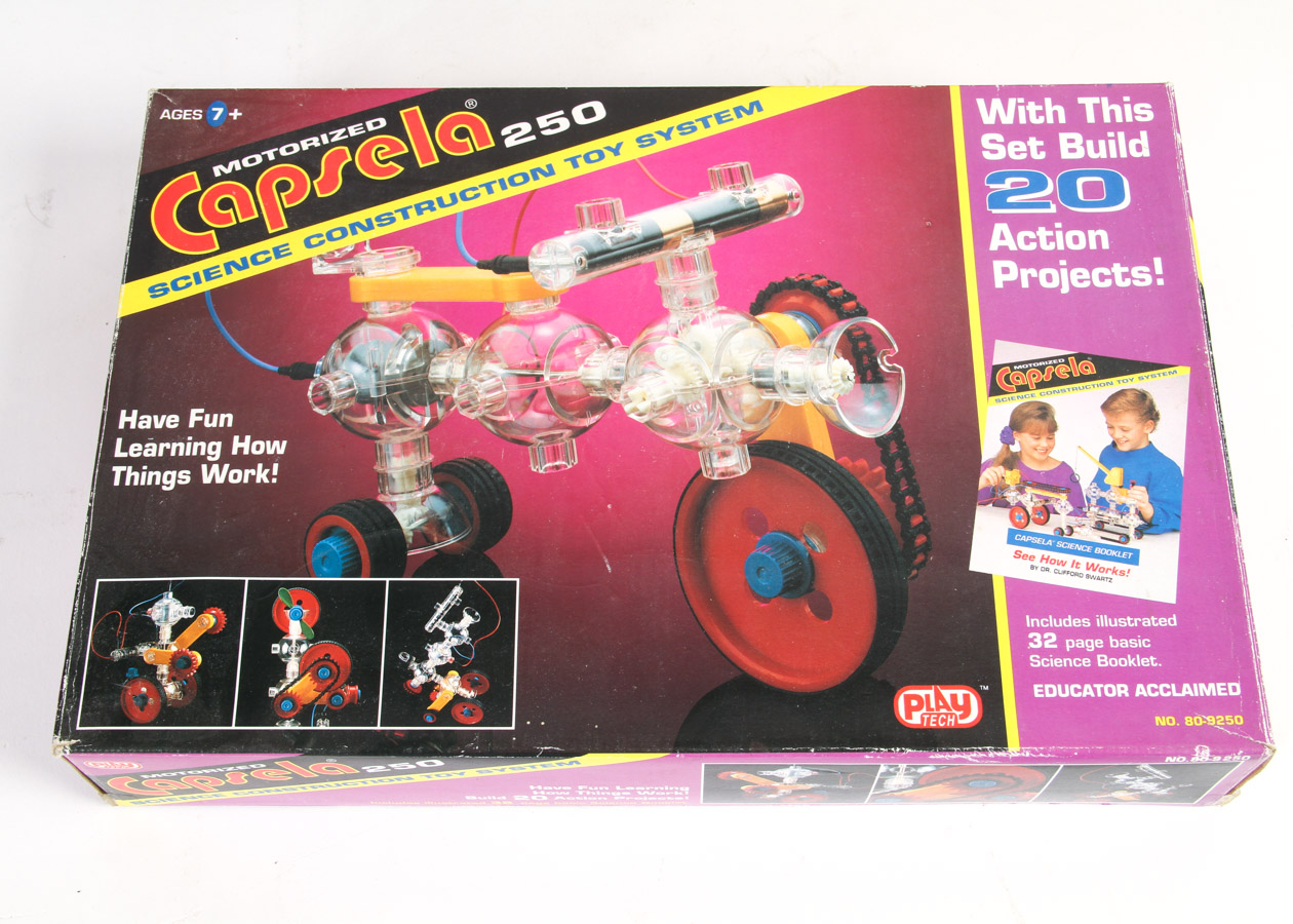 Collection of Vintage Capsela Construction Toys