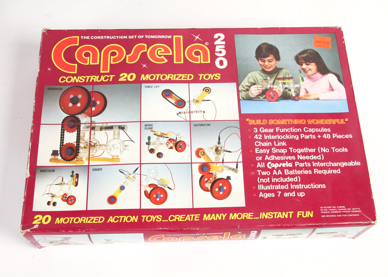 Collection of Vintage Capsela Construction Toys
