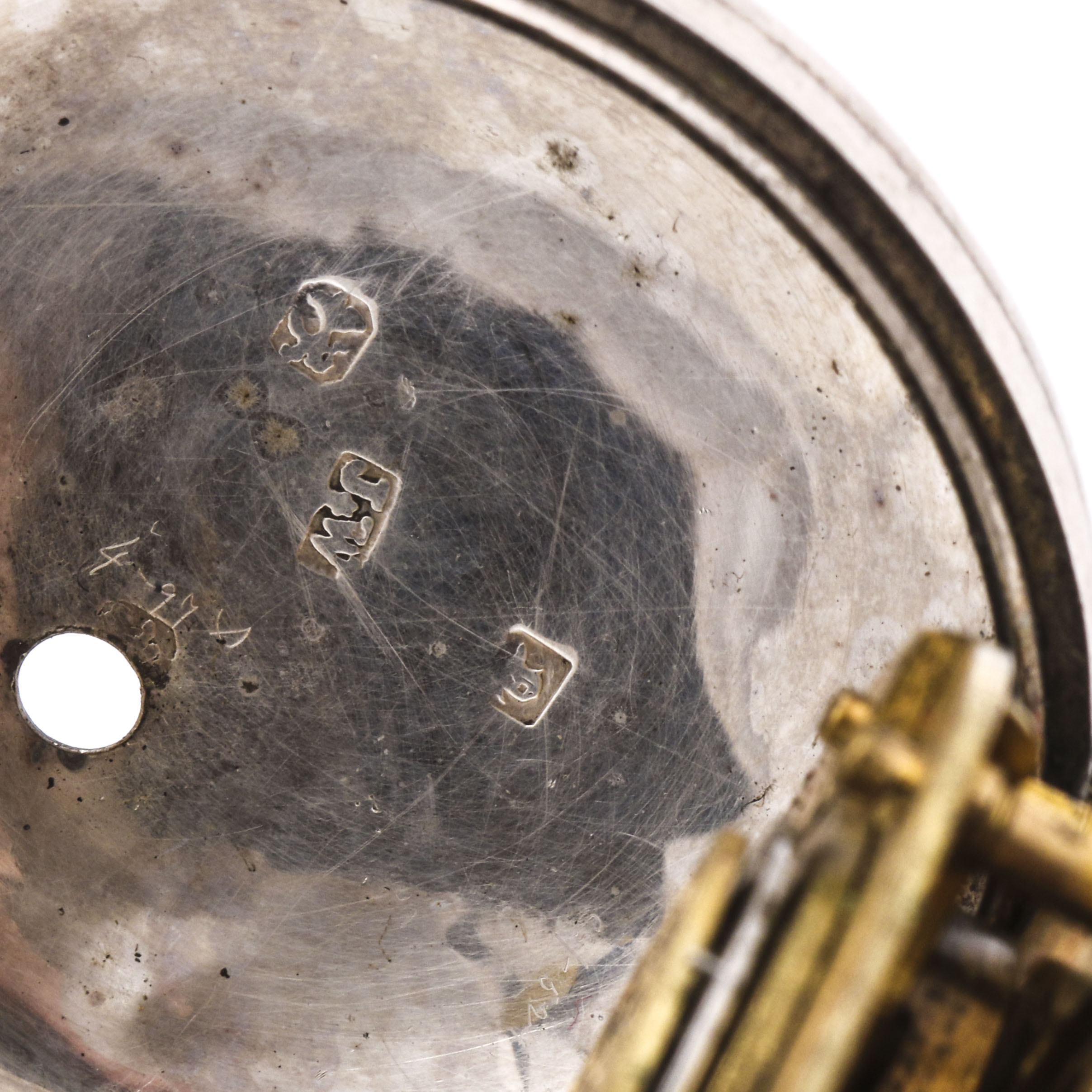 Antique Birmingham Sterling Silver Pocket Watch