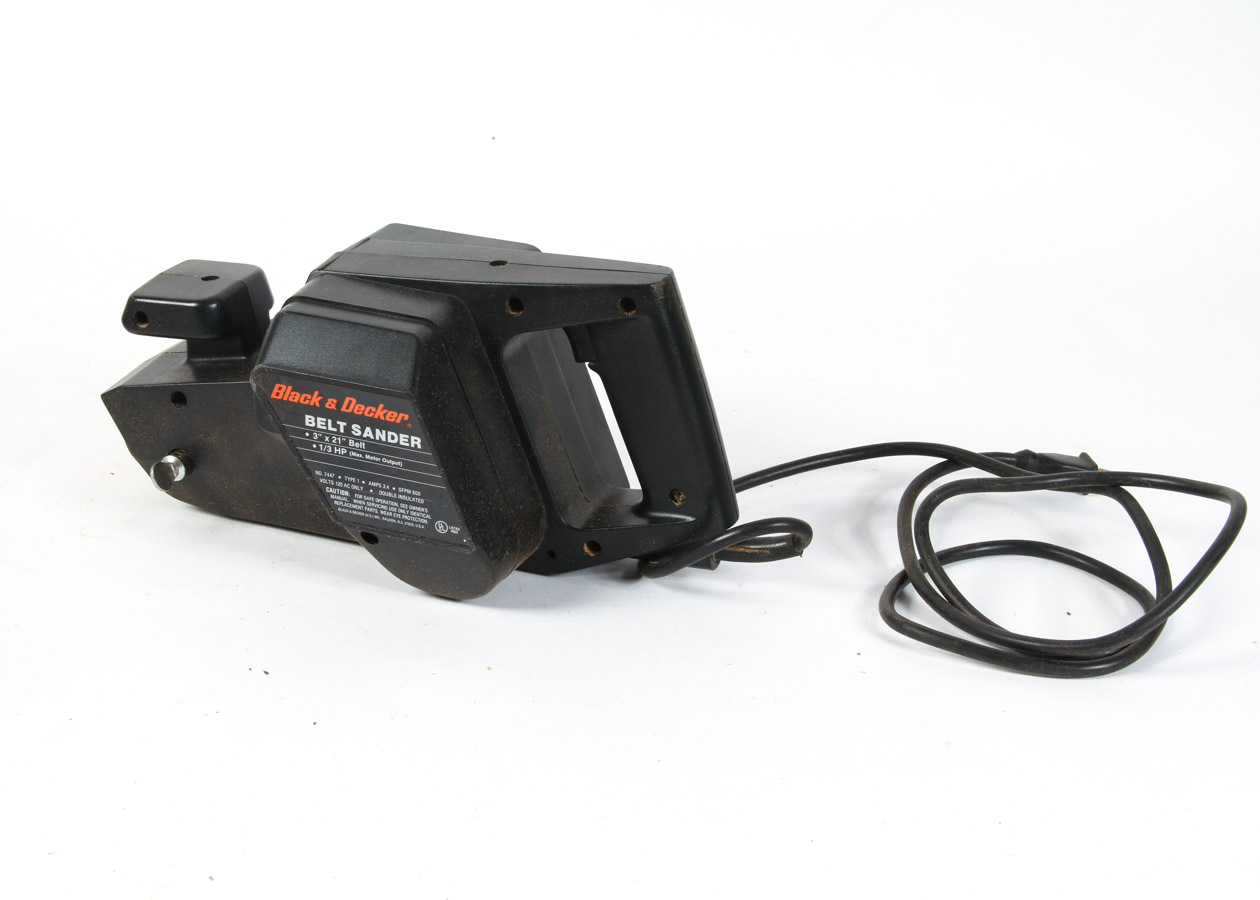 Pair of Black & Decker Belt Sanders