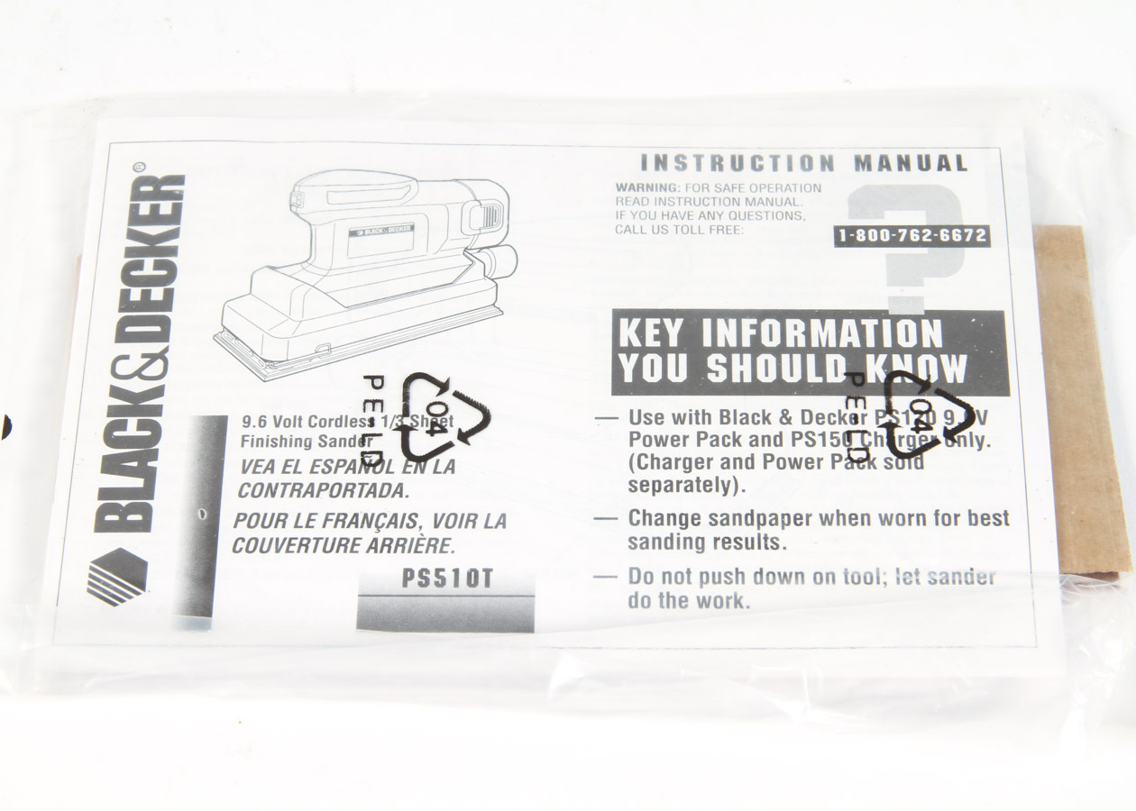 Pair of Black & Decker Belt Sanders