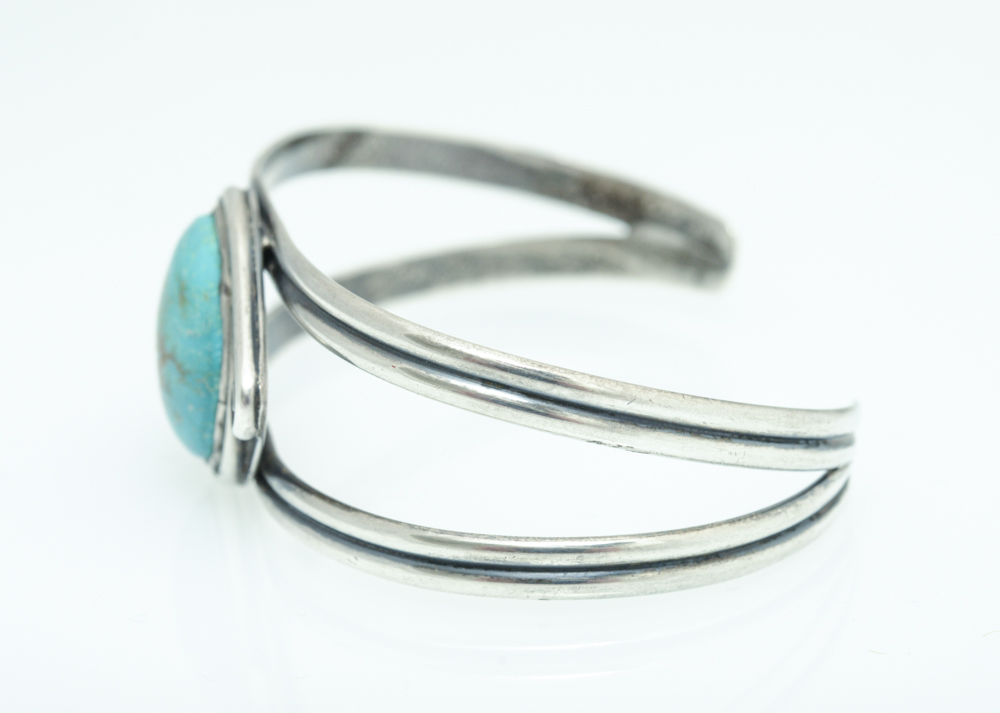 Sterling Silver and Turquoise Cuff