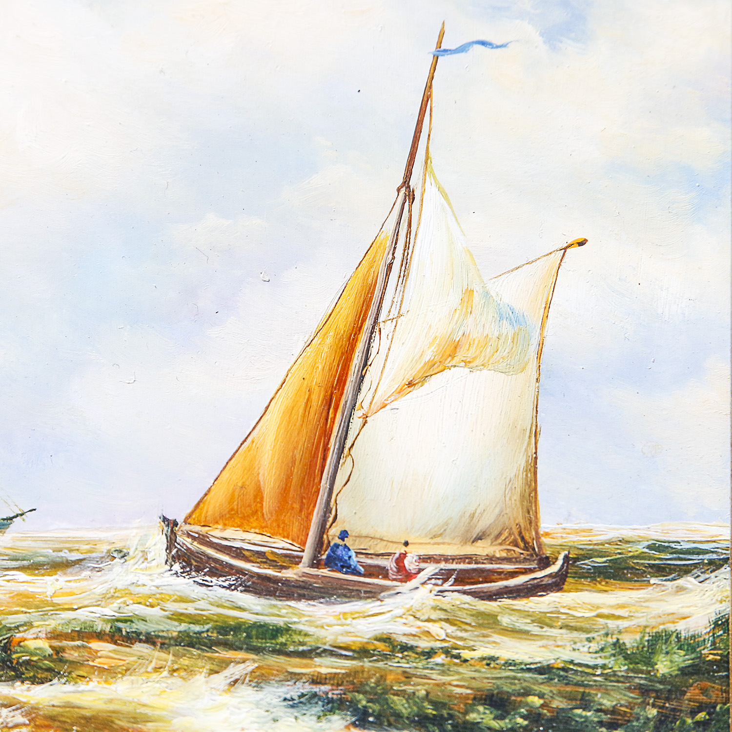 Antique Original Oil Painting by William Webb