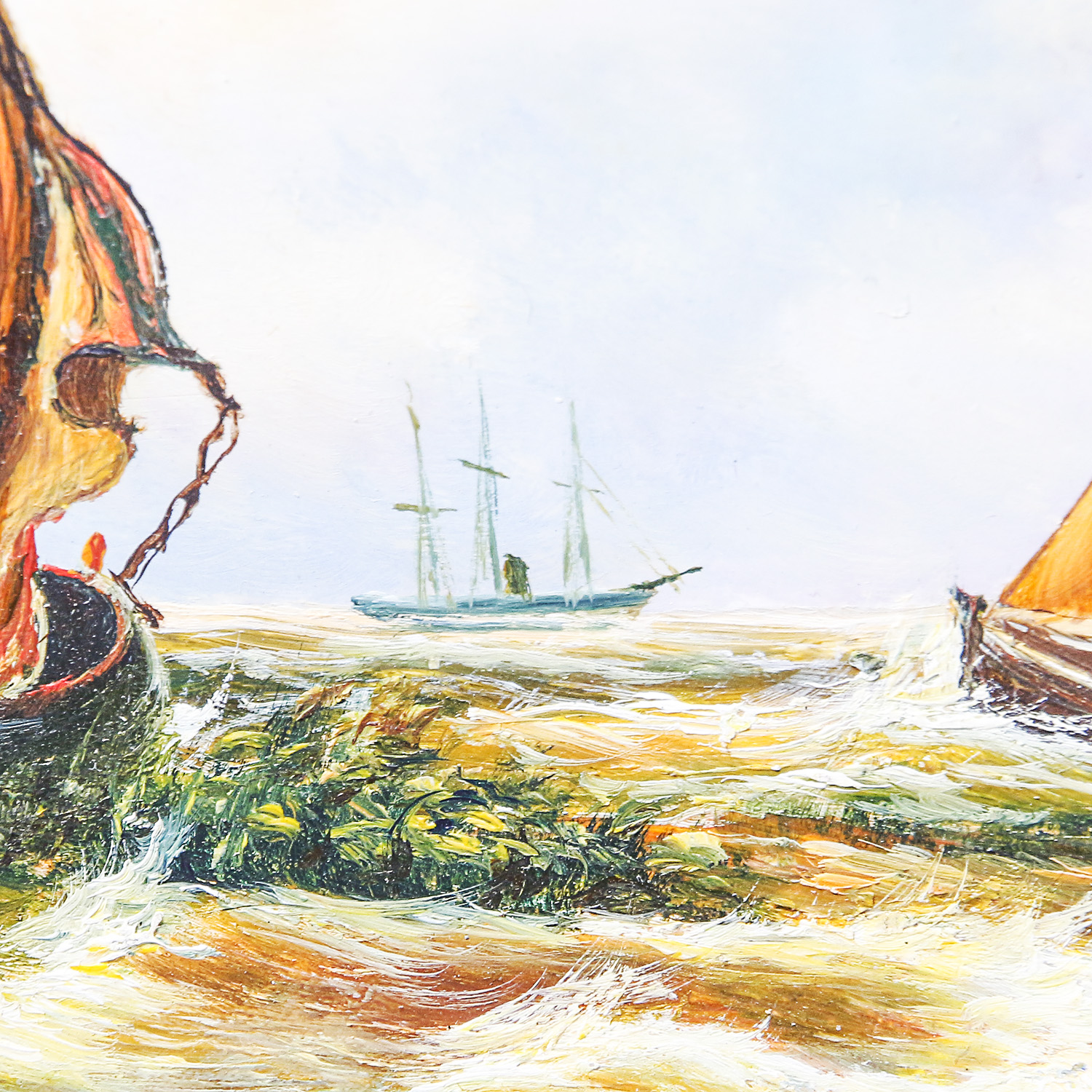 Antique Original Oil Painting by William Webb