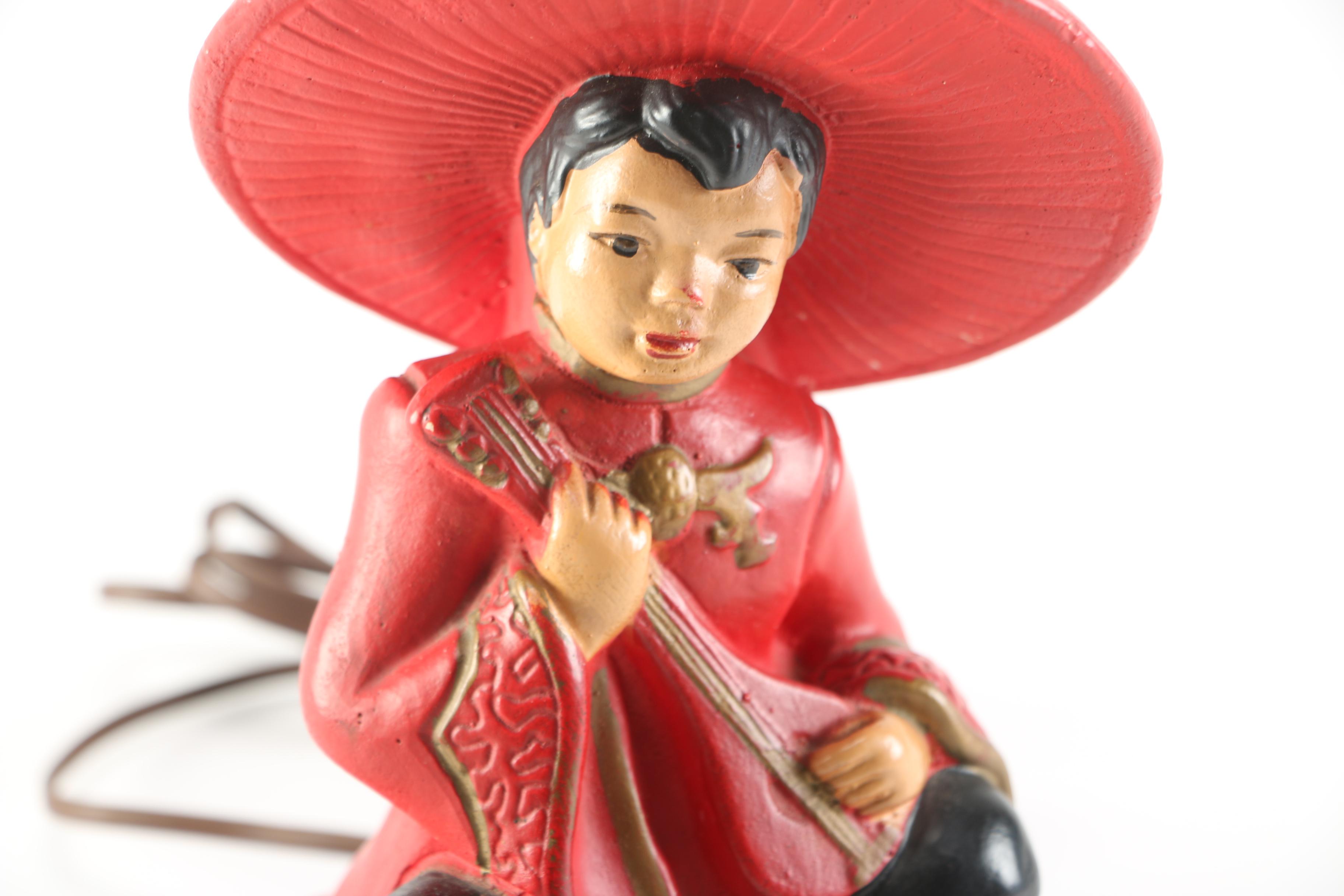 Japanese Figural Lamp