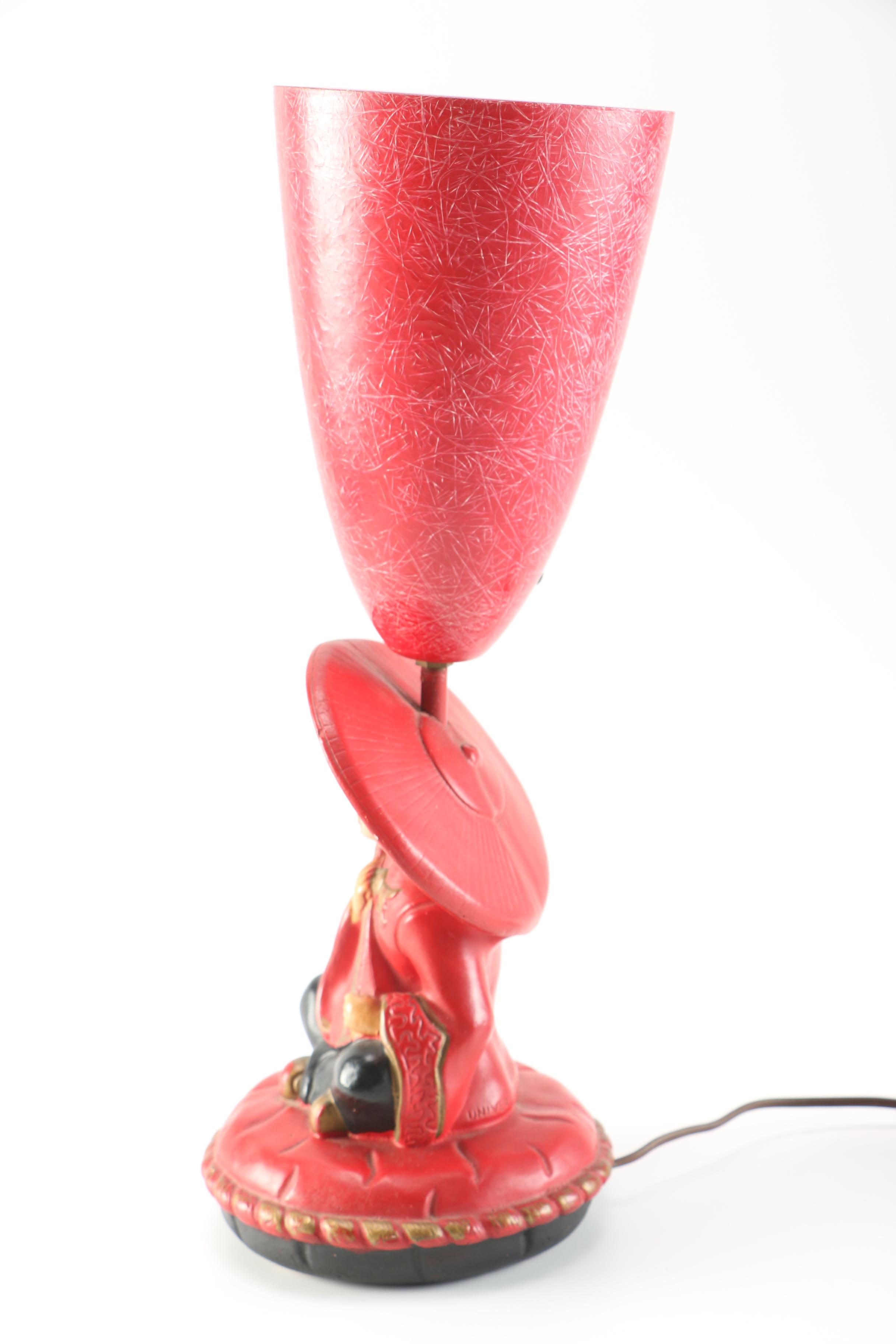 Japanese Figural Lamp