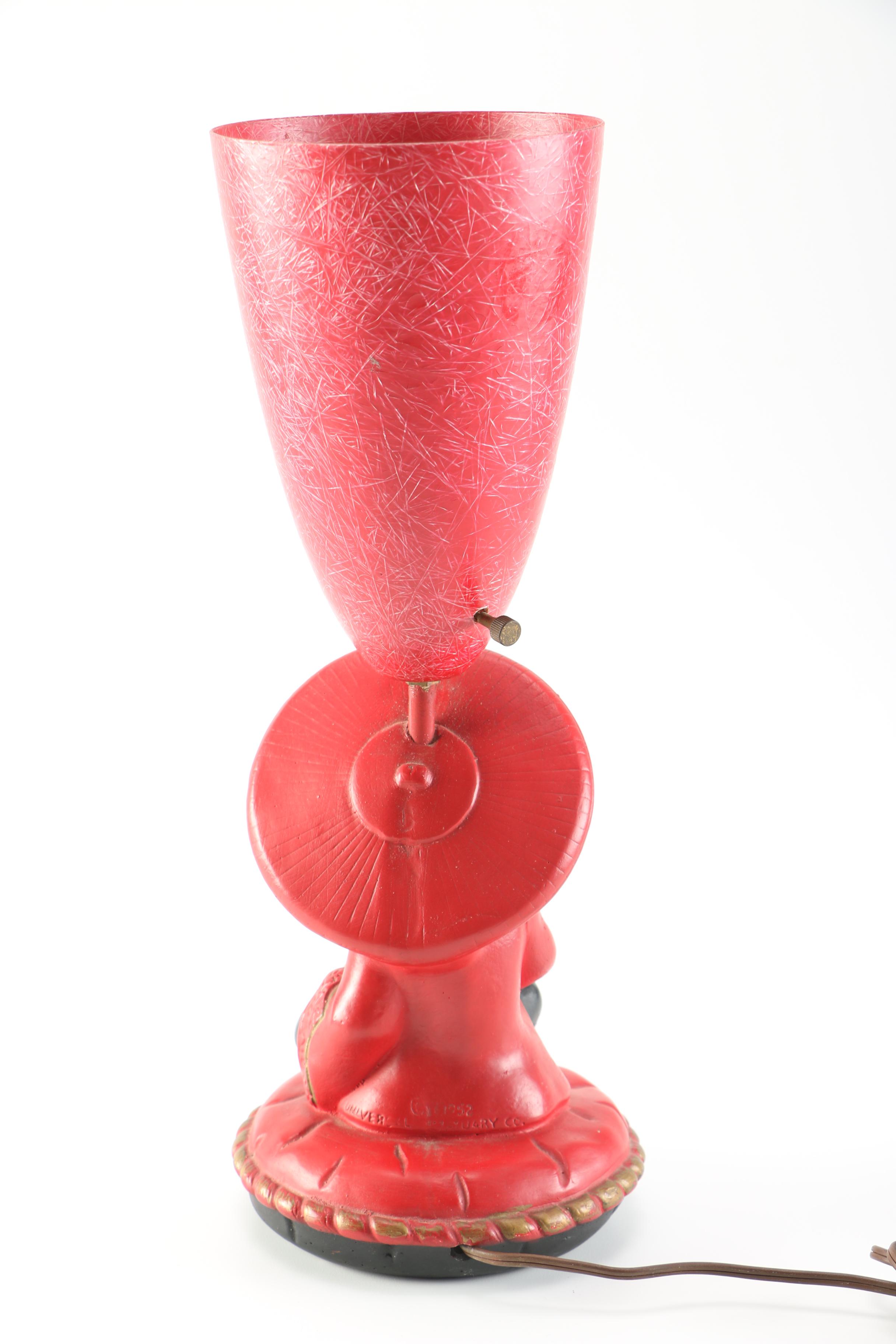 Japanese Figural Lamp