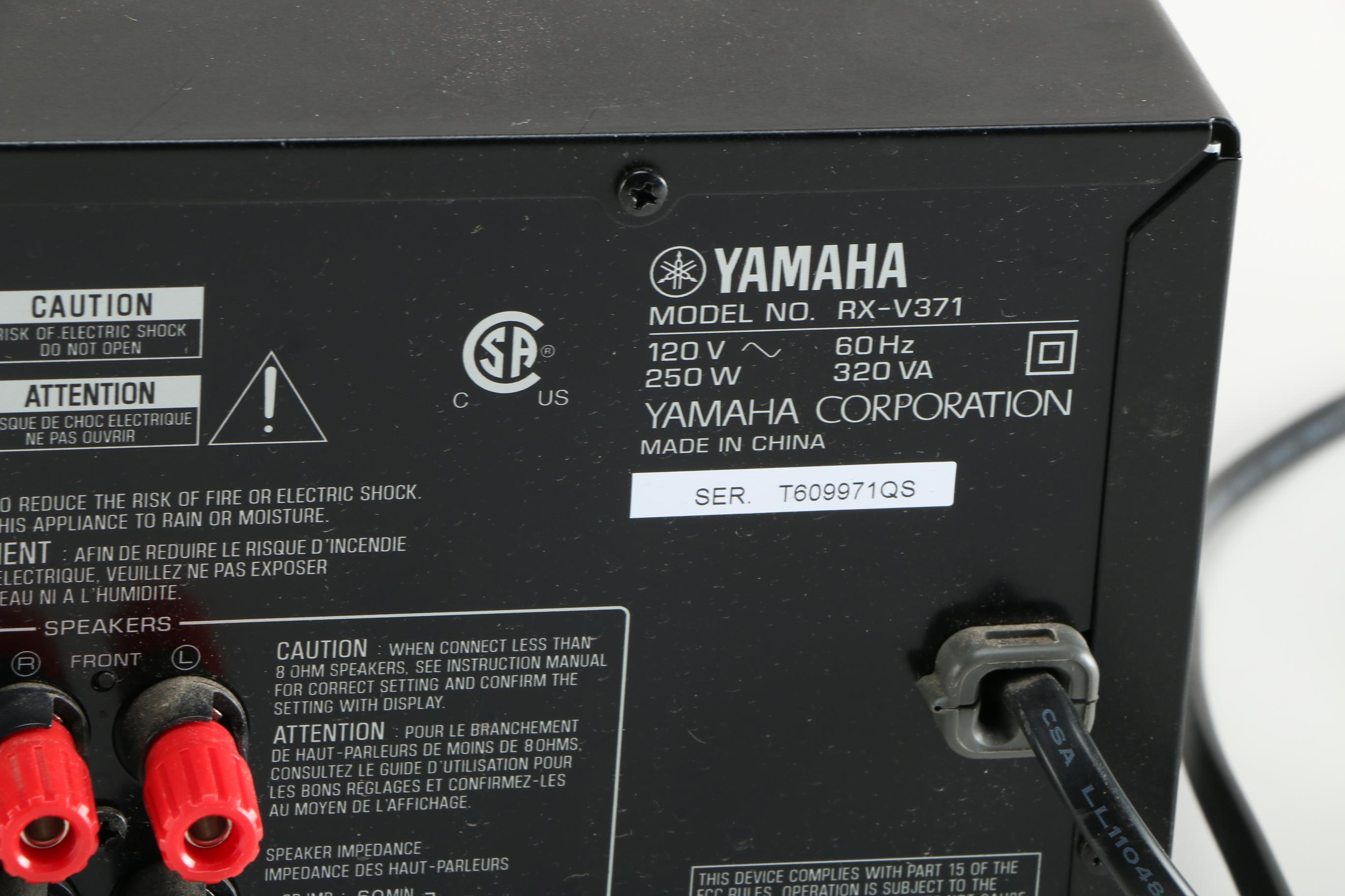 Yamaha Natural Sound AV Receiver