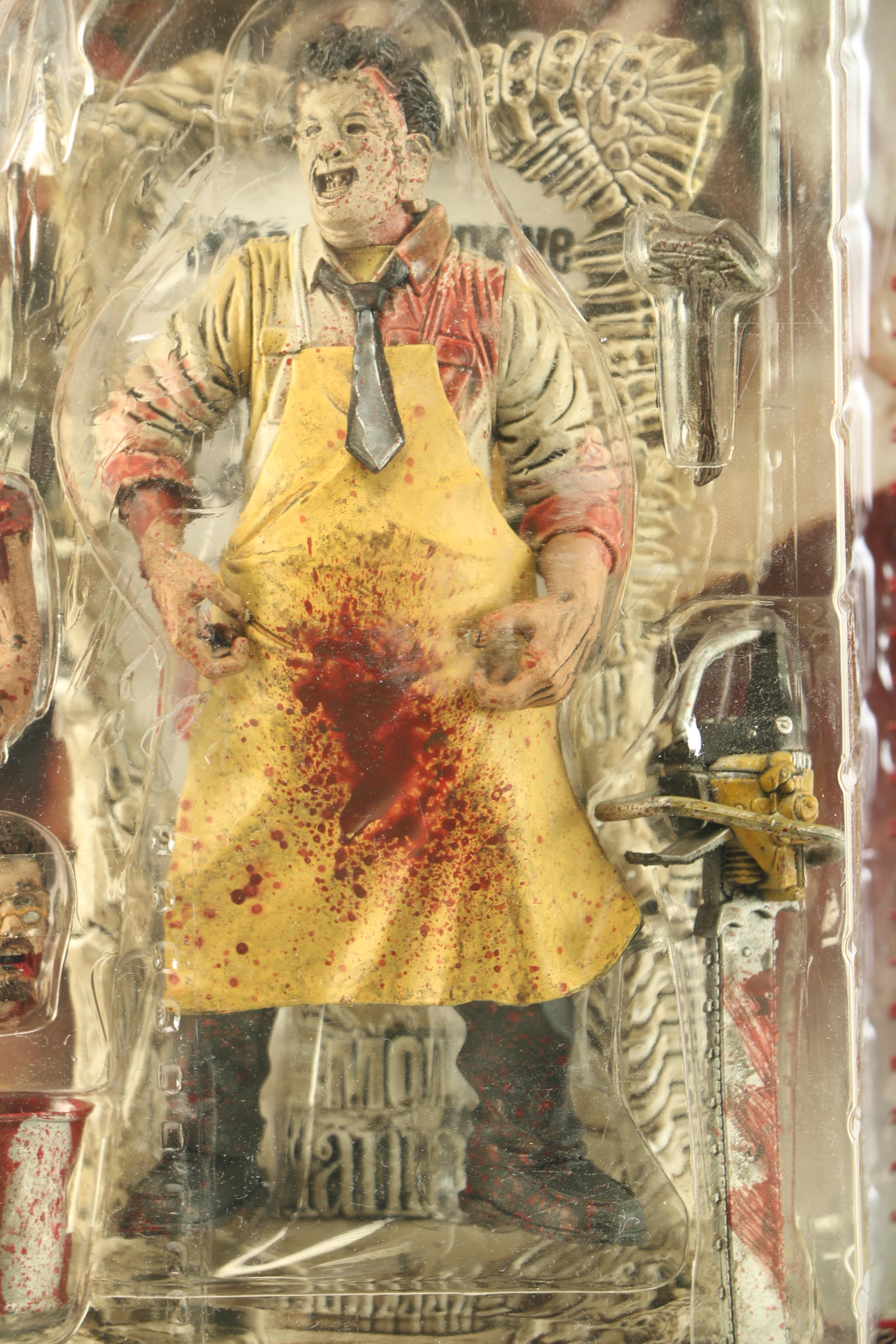 "Texas Chainsaw Massacre" and "Silence of the Lambs" Figurines