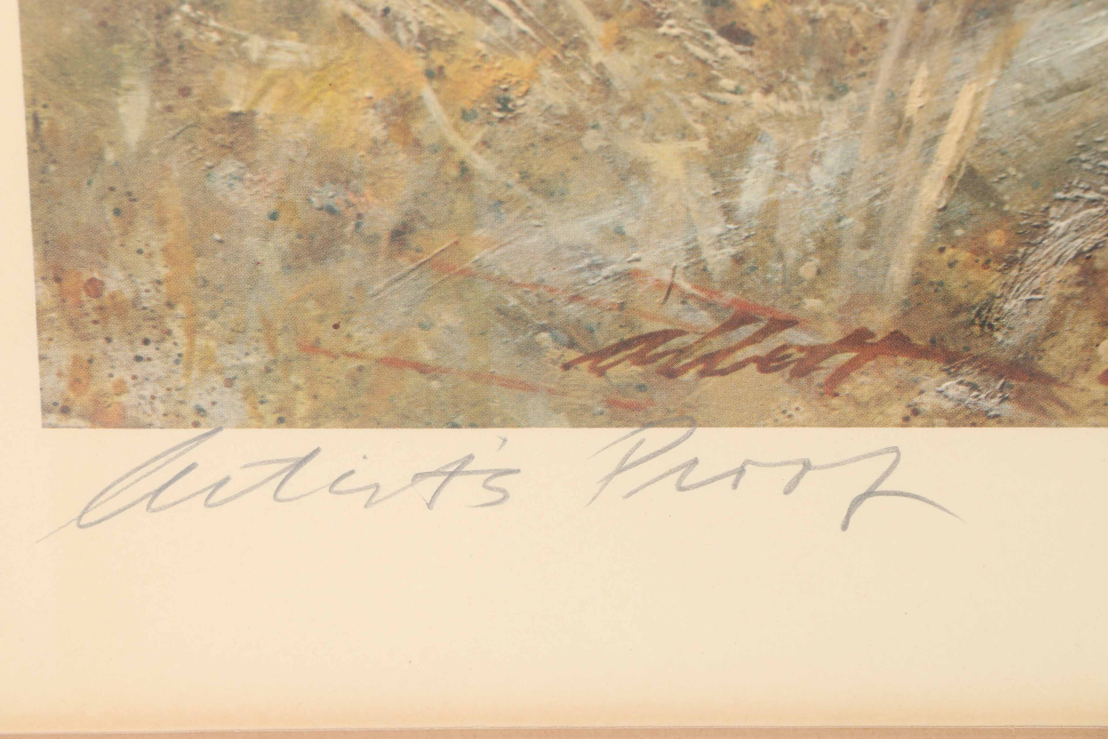 After Robert K. Abbett Offset Lithograph "Gray Water, Labrador Retriever"