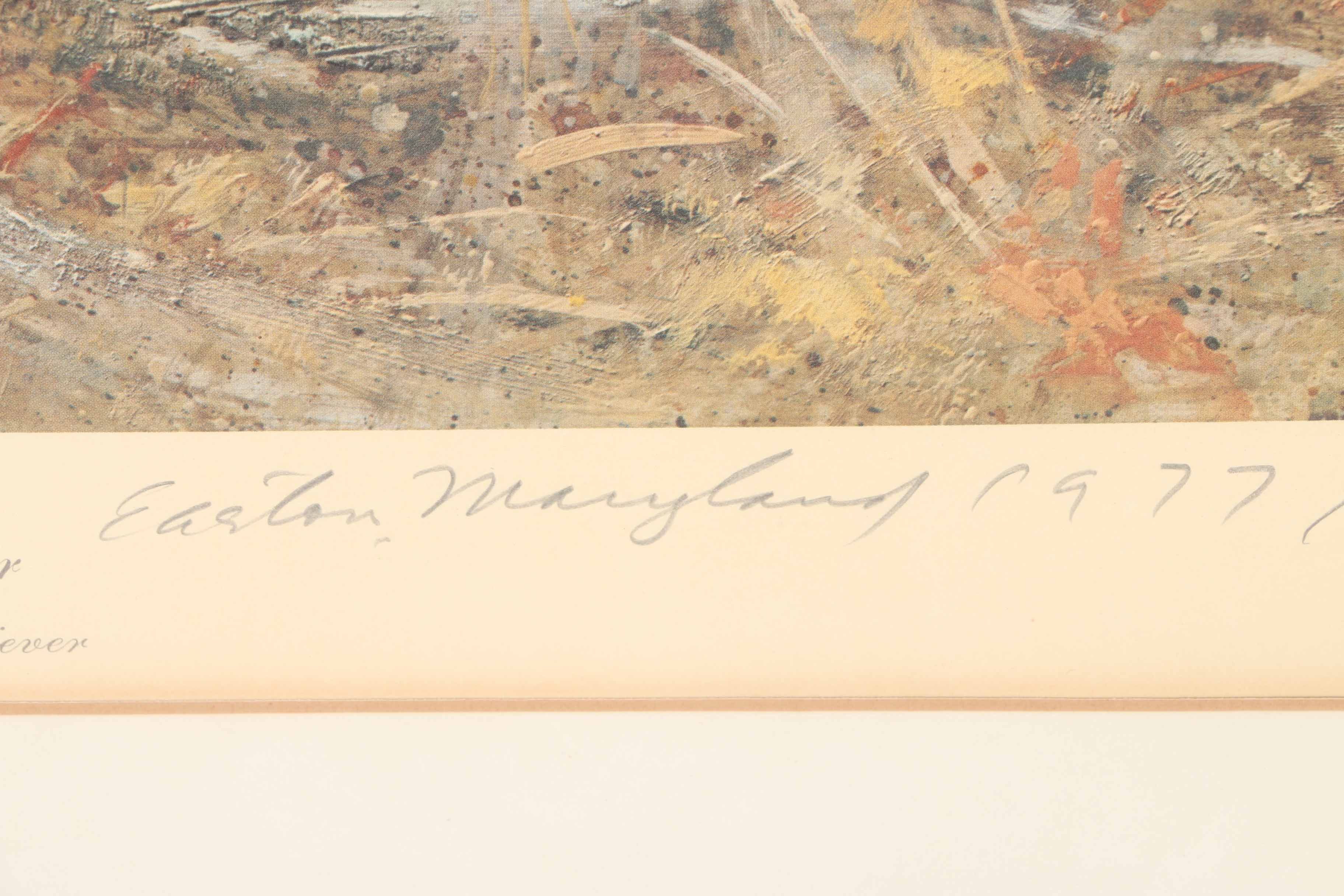 After Robert K. Abbett Offset Lithograph "Gray Water, Labrador Retriever"