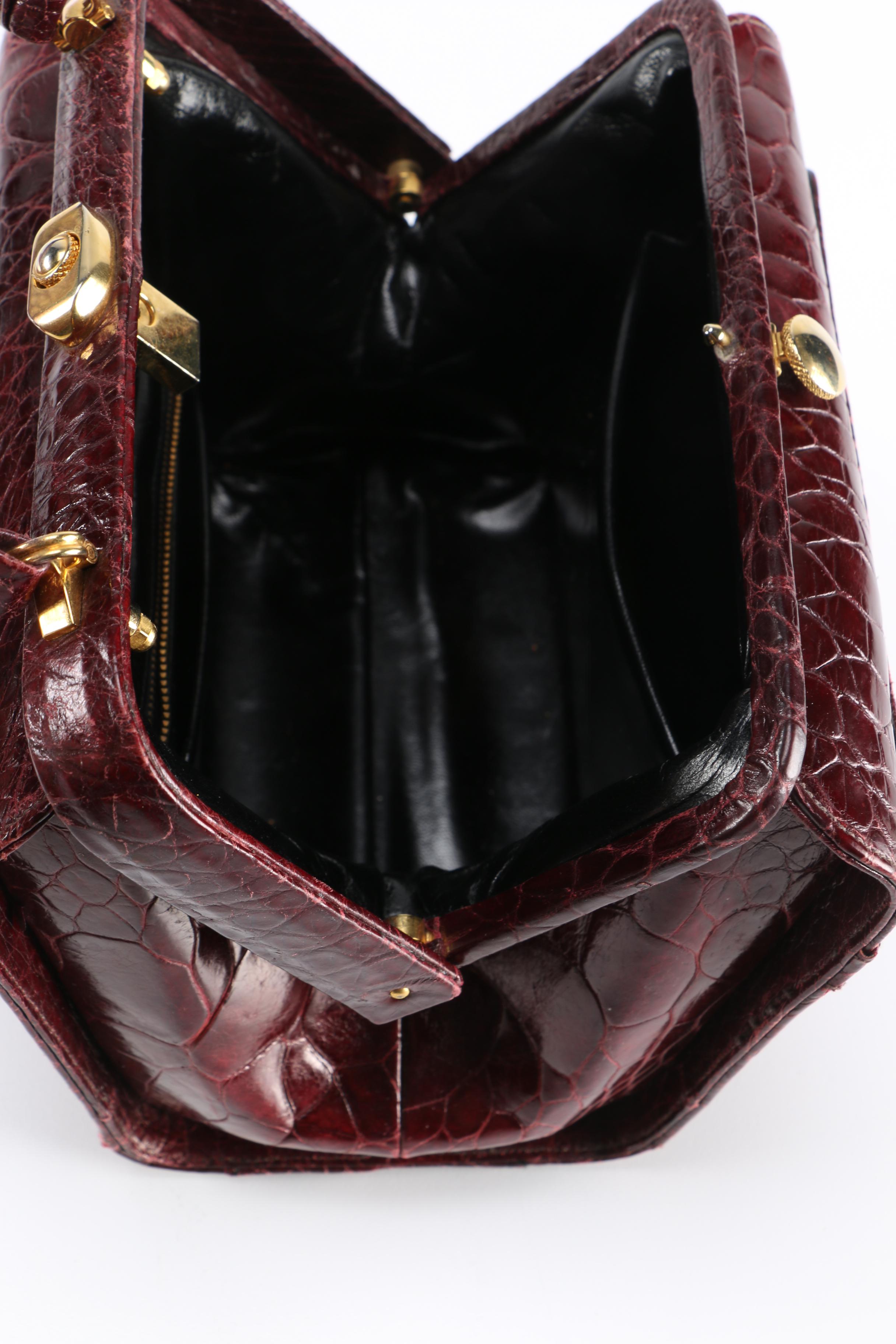 Alligator Leather Purse and Rosenfeld Turtle Skin Purse