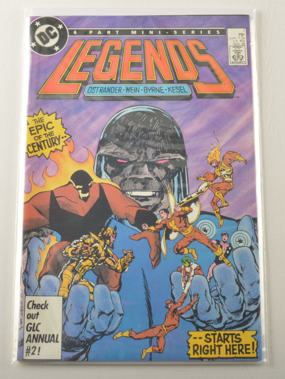 Complete DC "Legends" Six Part Mini-Series Comic Book Collection