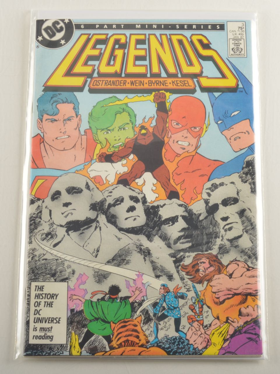 Complete DC "Legends" Six Part Mini-Series Comic Book Collection