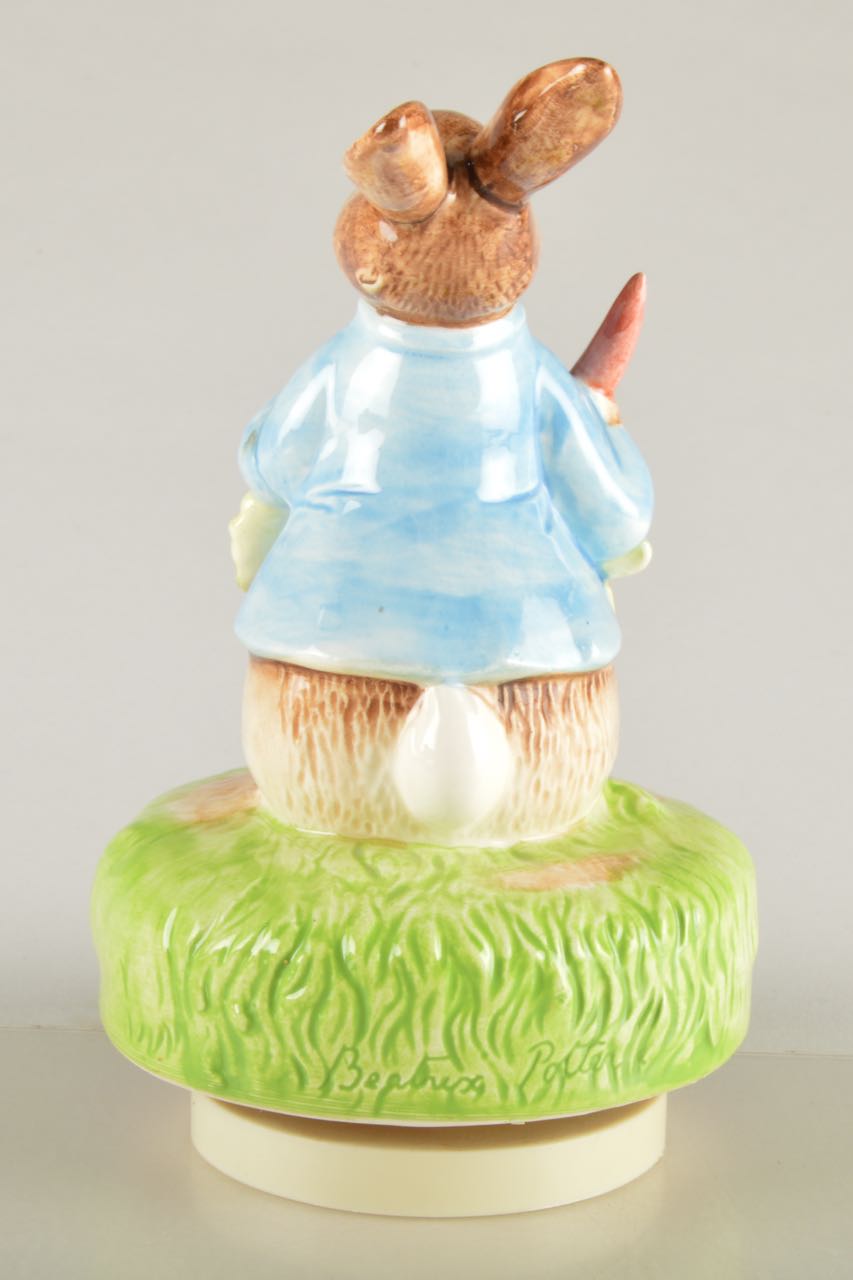 "The Tale of Peter Rabbit" Beatrix Potter Music Box by Schmid