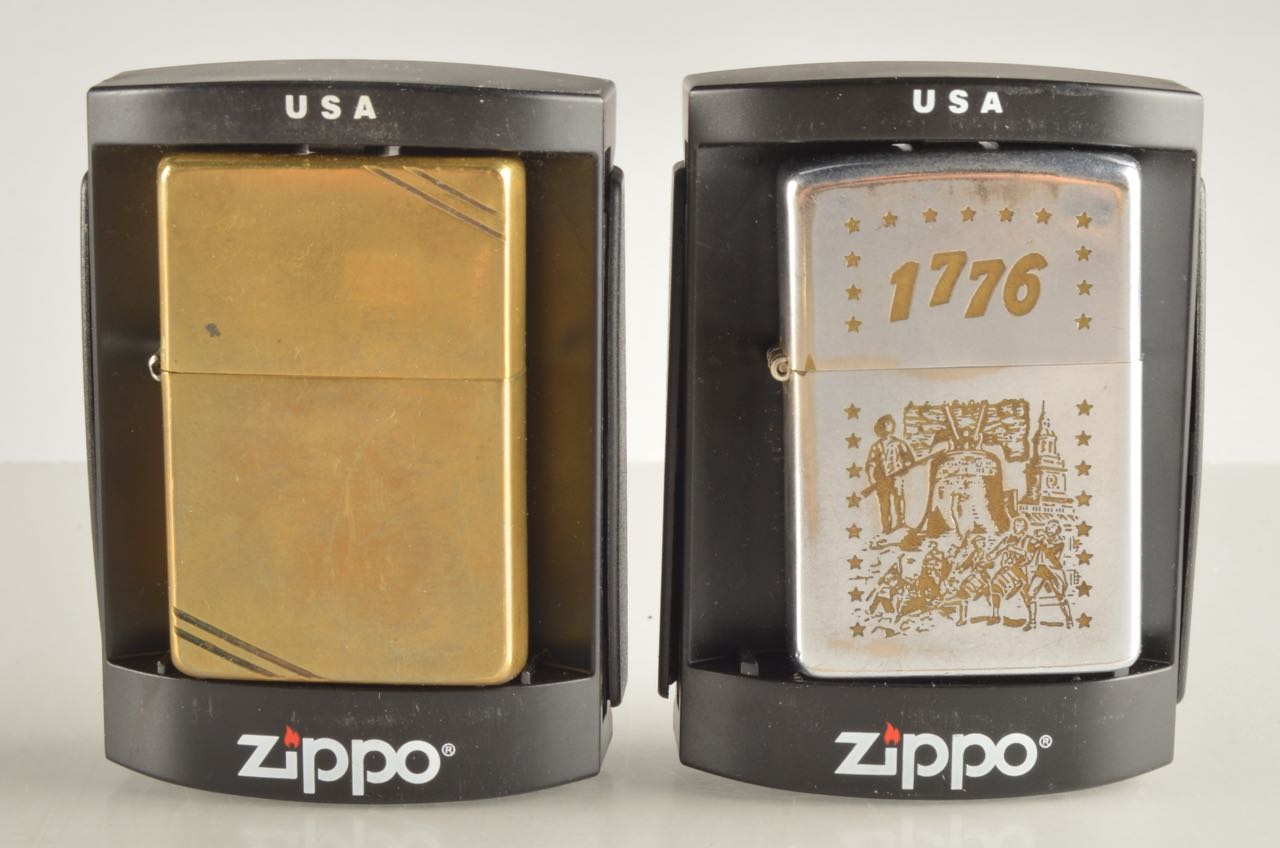 Collection of Vintage Zippo Lighters