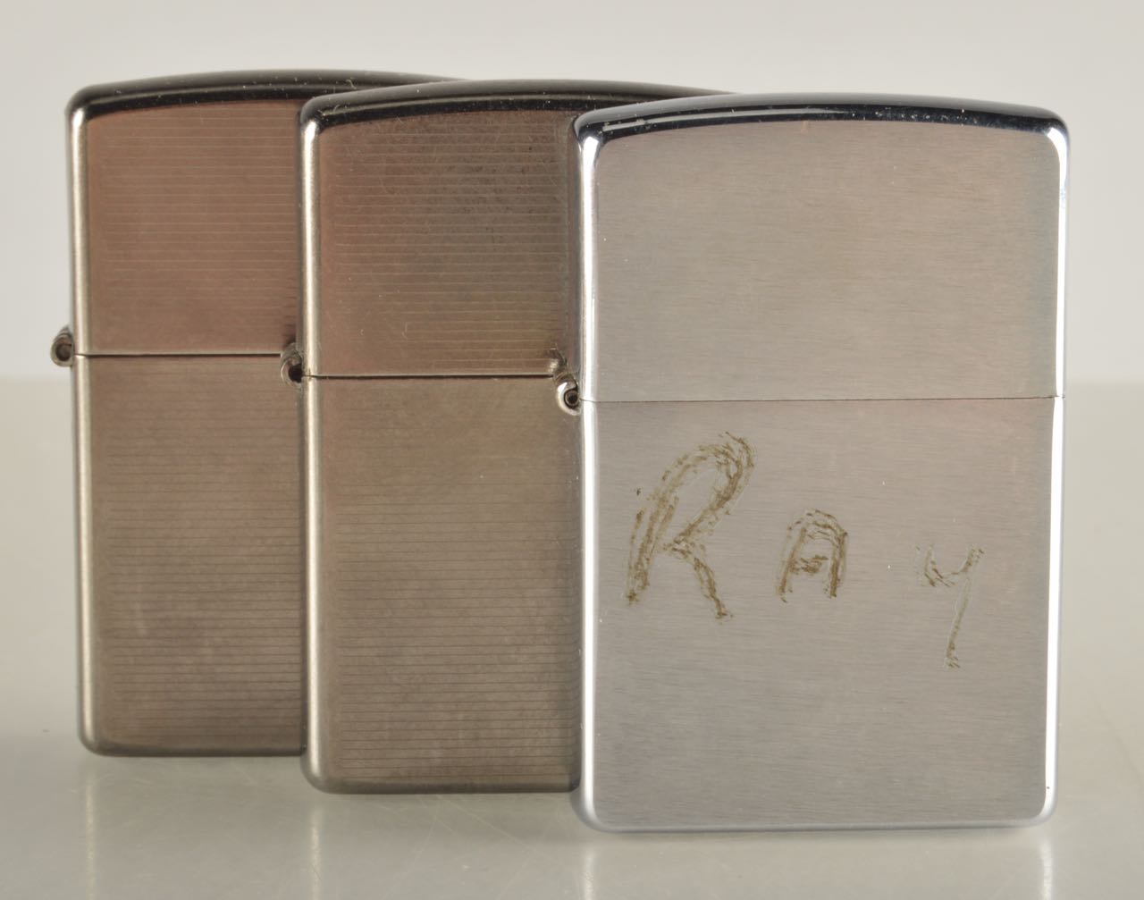 Collection of Vintage Zippo Lighters
