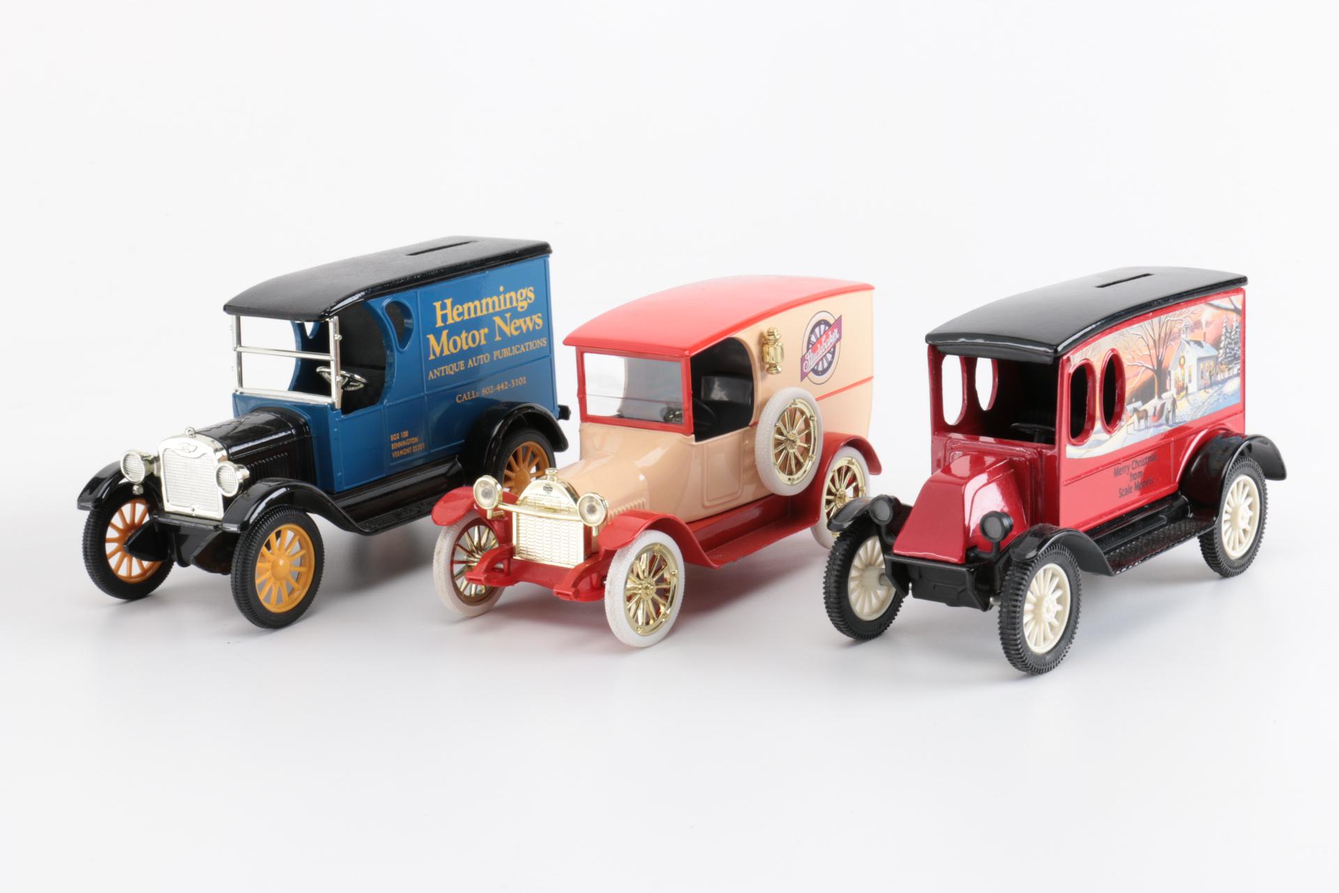 Collection of Die-Cast Car Coin Banks