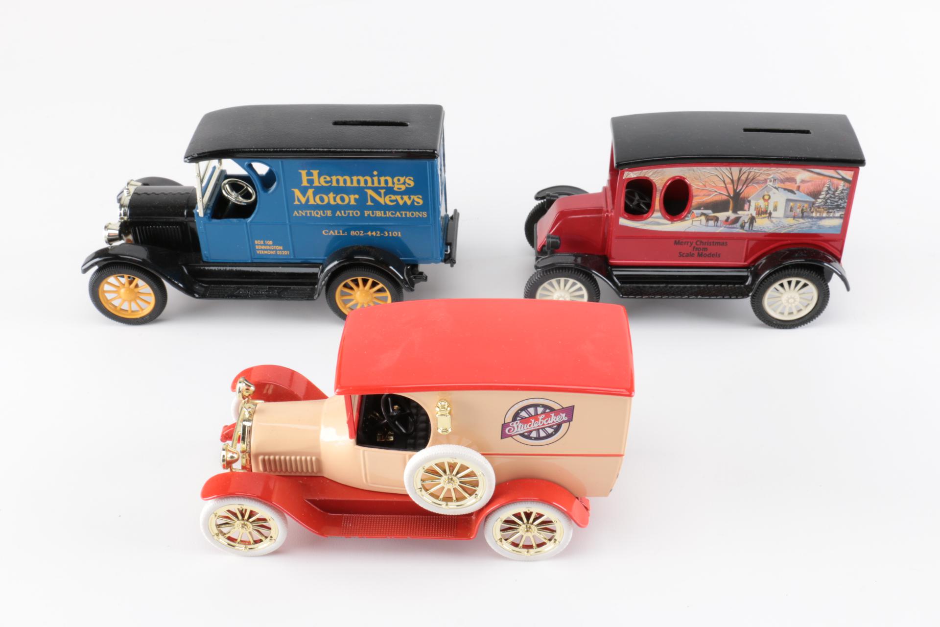 Collection of Die-Cast Car Coin Banks