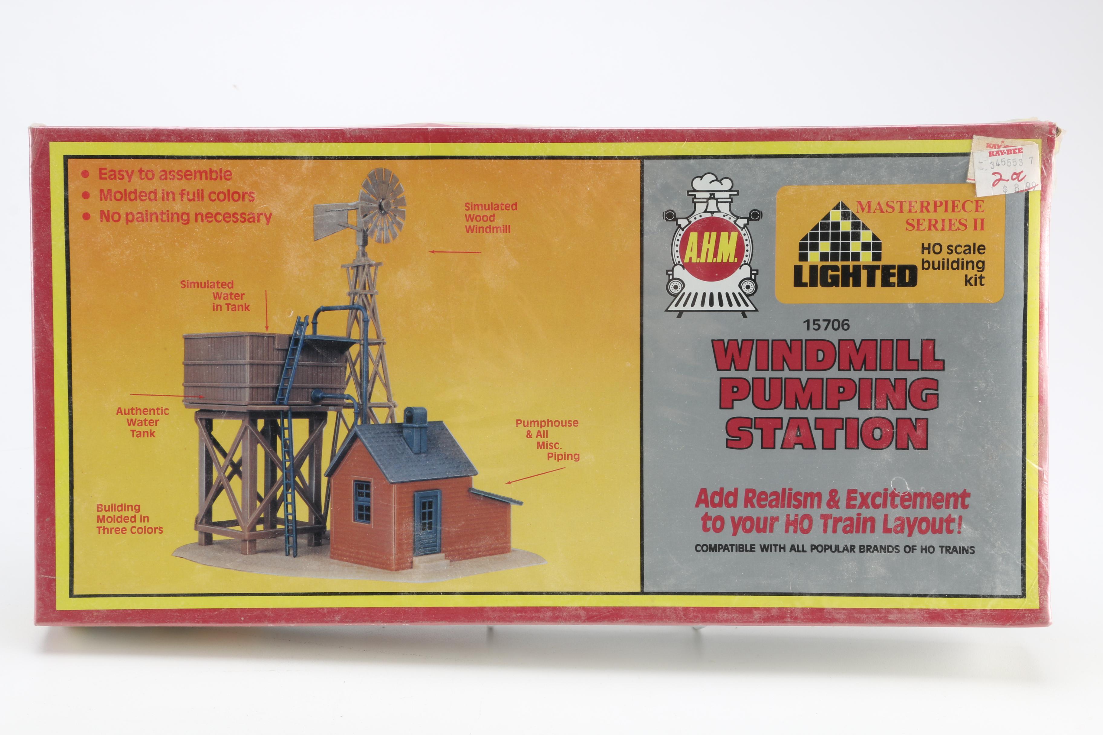 HO Scale Windmill Pumping Stations Kits