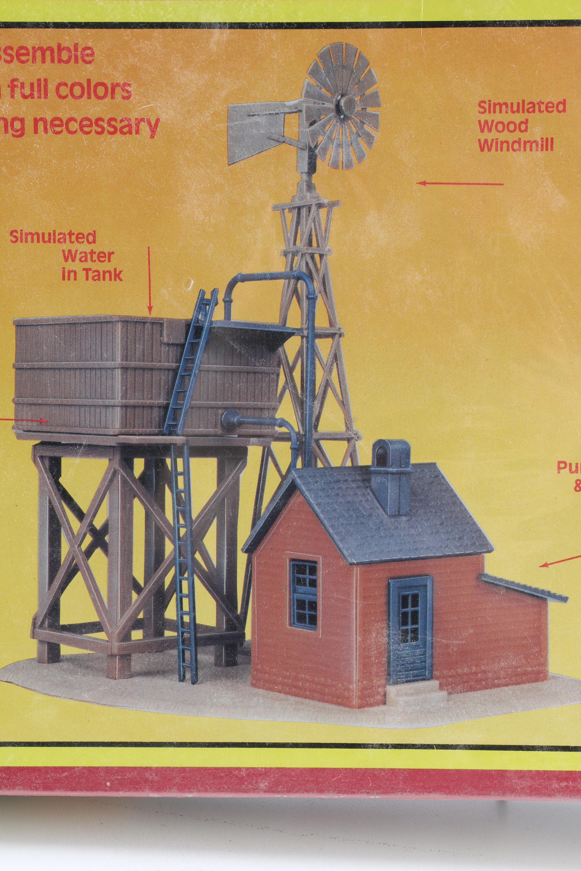 HO Scale Windmill Pumping Stations Kits