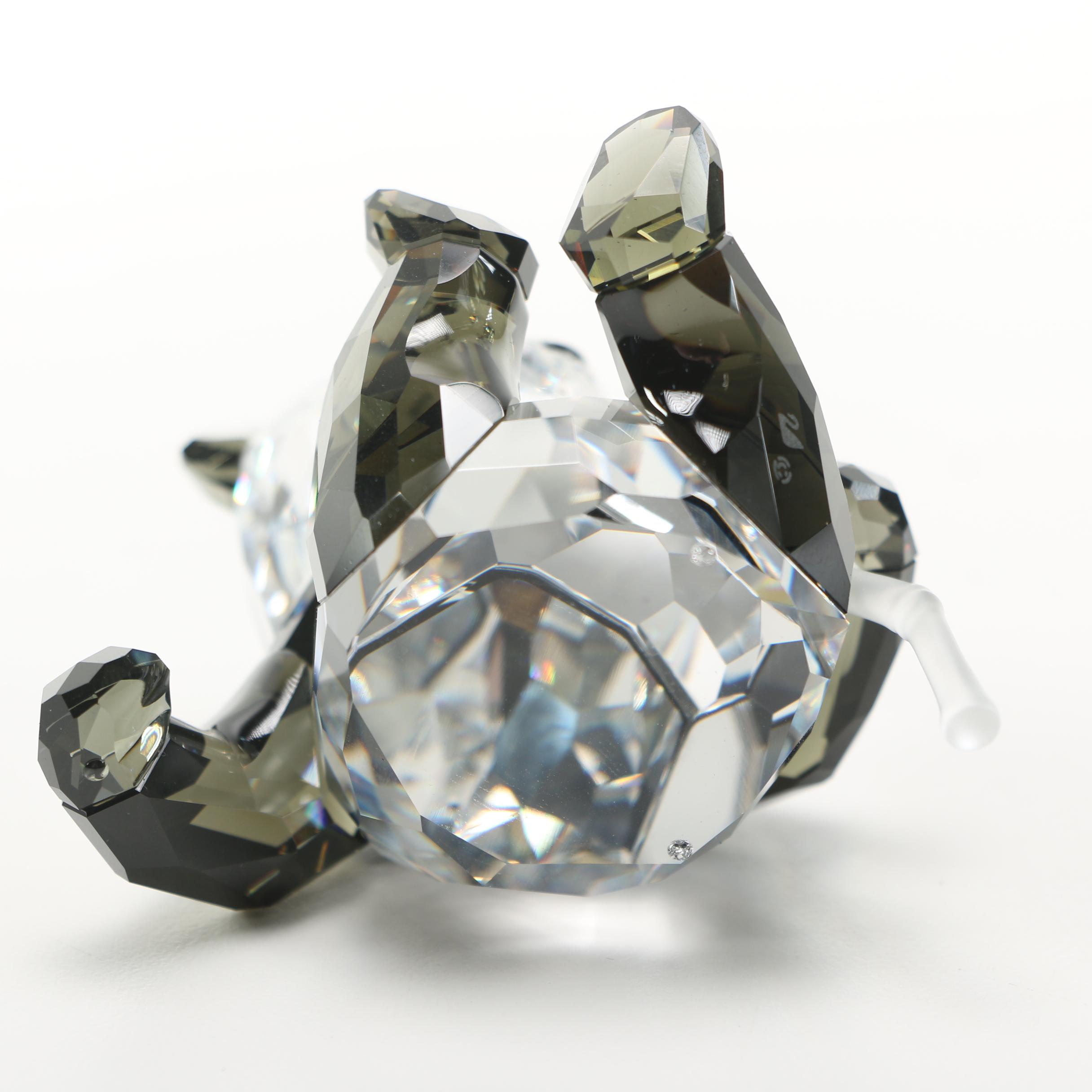 Swarovski Crystal Panda Bear Figurines