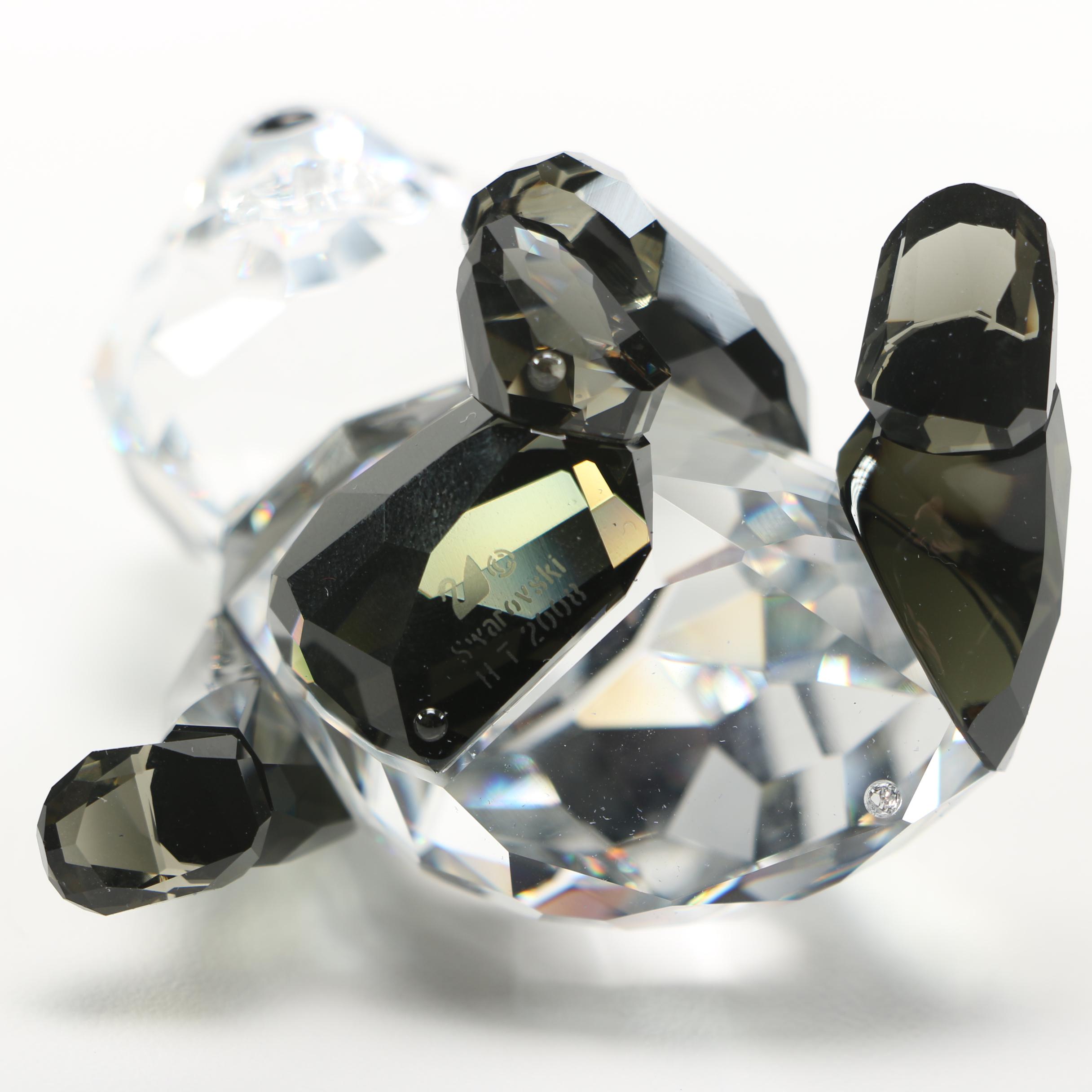 Swarovski Crystal Panda Bear Figurines