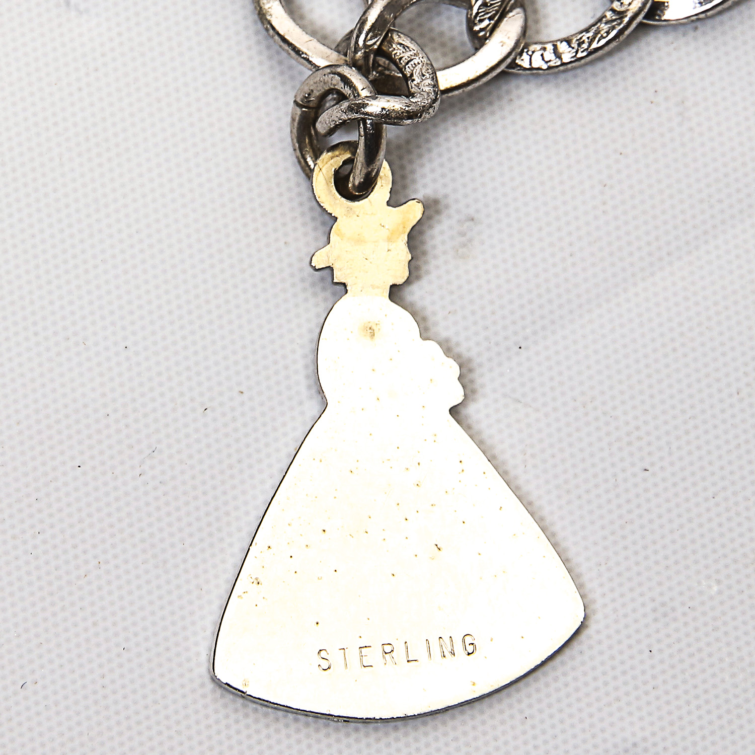 Vintage Sterling Silver ZETA Sorority Bracelet and Pin