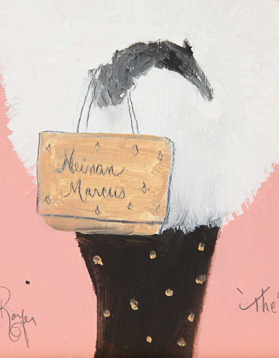 Mona Royer Oil Painting "The Bag Lady"