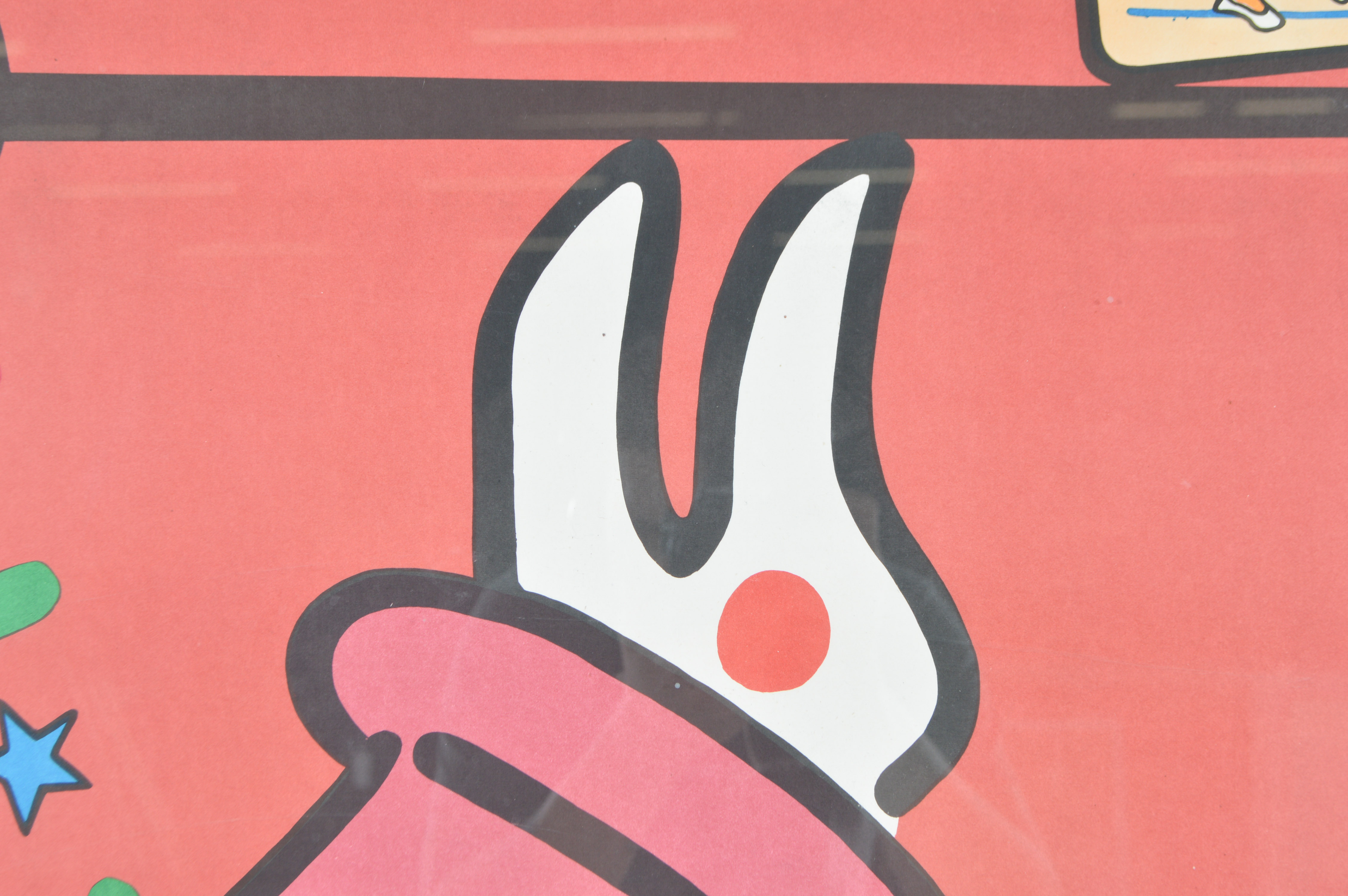 Vintage "Cyrk Poster" After Jan Młodożeniec Offset Lithograph "Clown Balancing Top Hat"