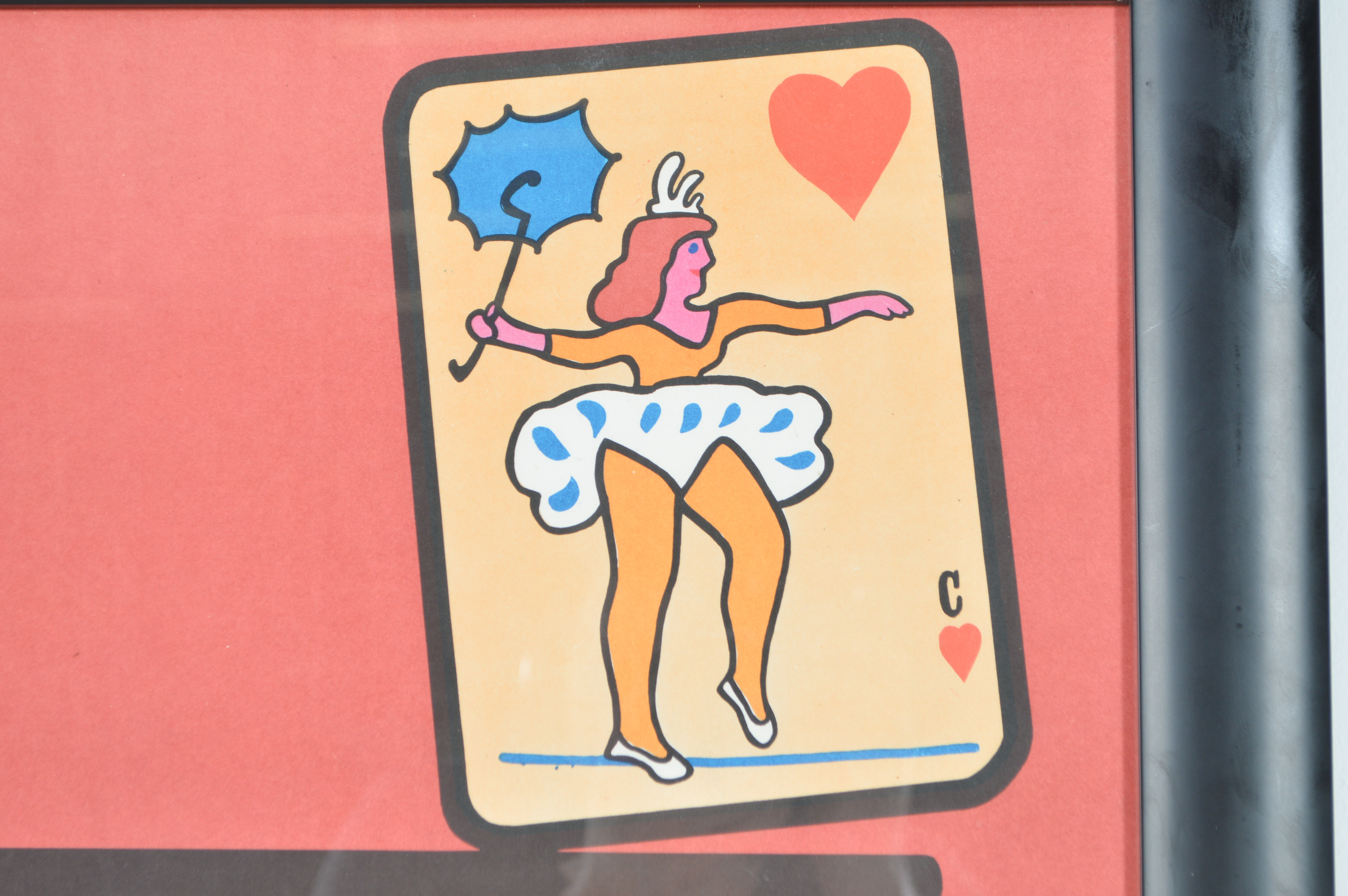 Vintage "Cyrk Poster" After Jan Młodożeniec Offset Lithograph "Clown Balancing Top Hat"