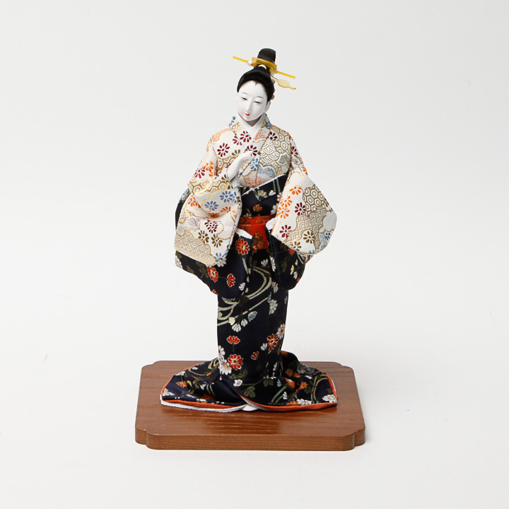 Porcelain and Silk Japenese Bride Figurine