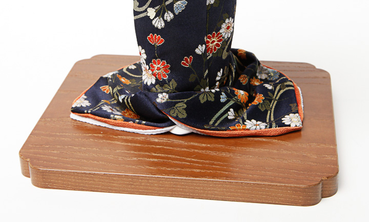 Porcelain and Silk Japenese Bride Figurine