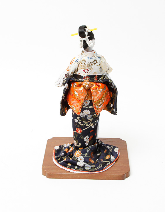 Porcelain and Silk Japenese Bride Figurine
