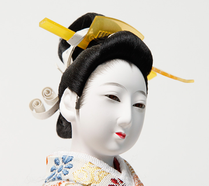 Porcelain and Silk Japenese Bride Figurine