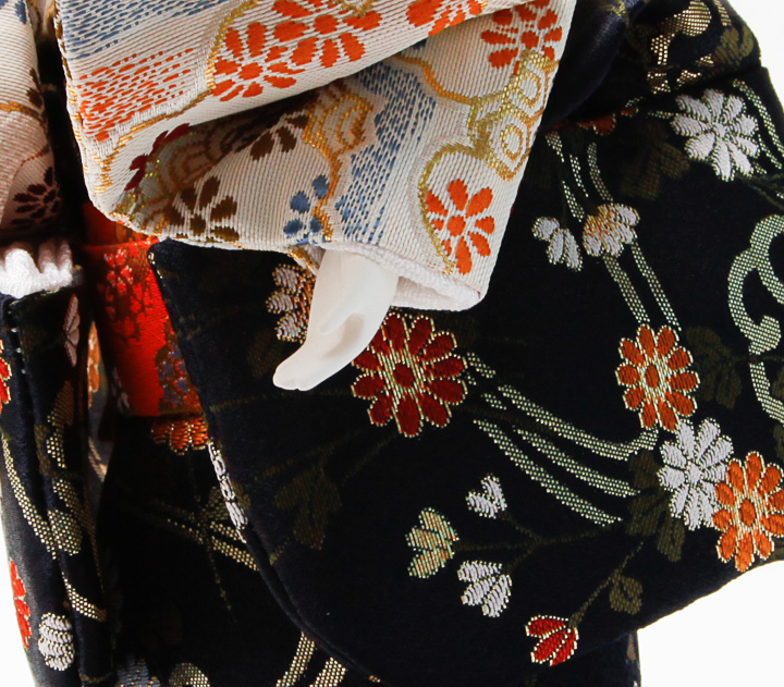 Porcelain and Silk Japenese Bride Figurine