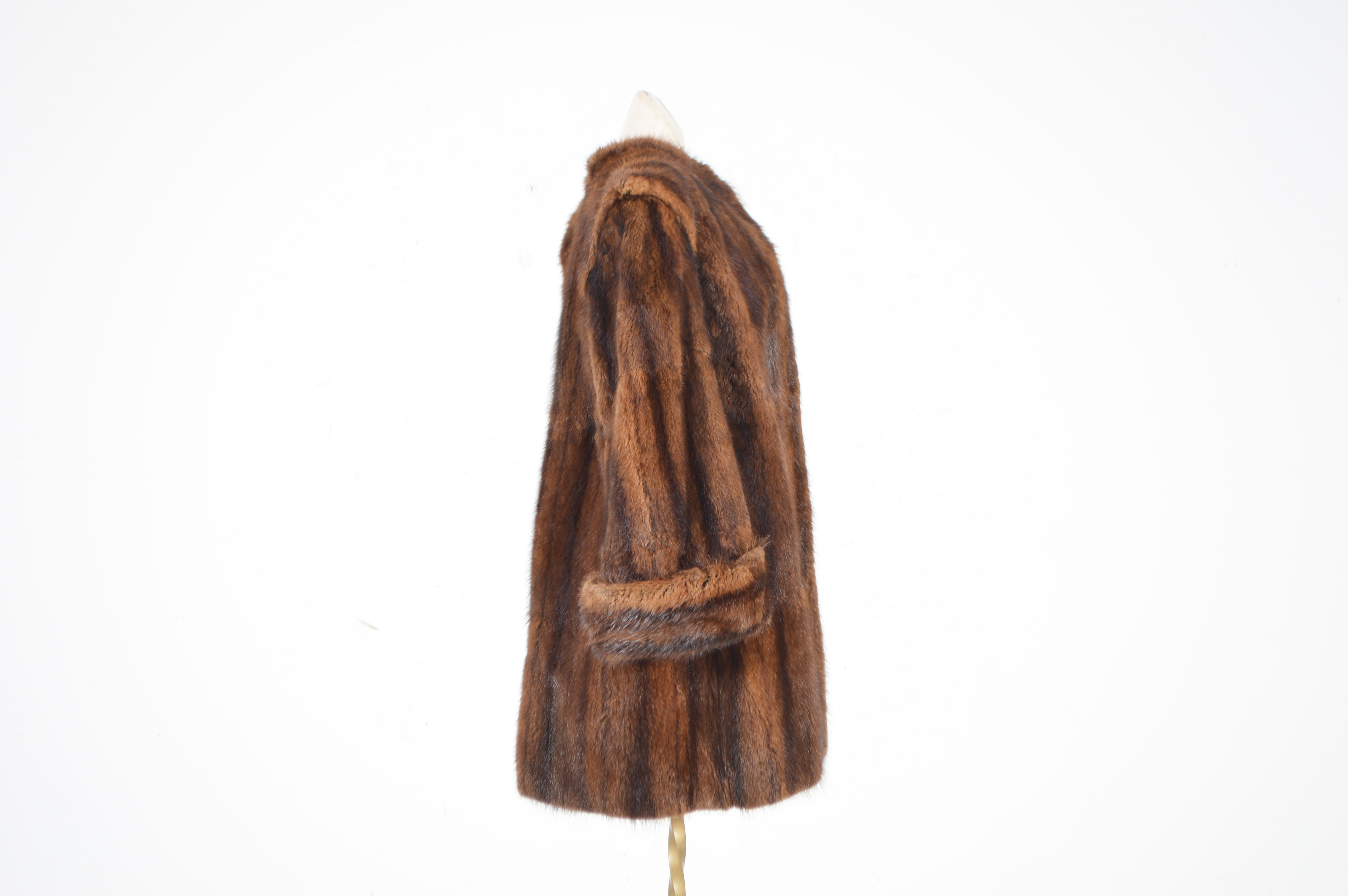Vintage Dyed Muskrat Fur Coat