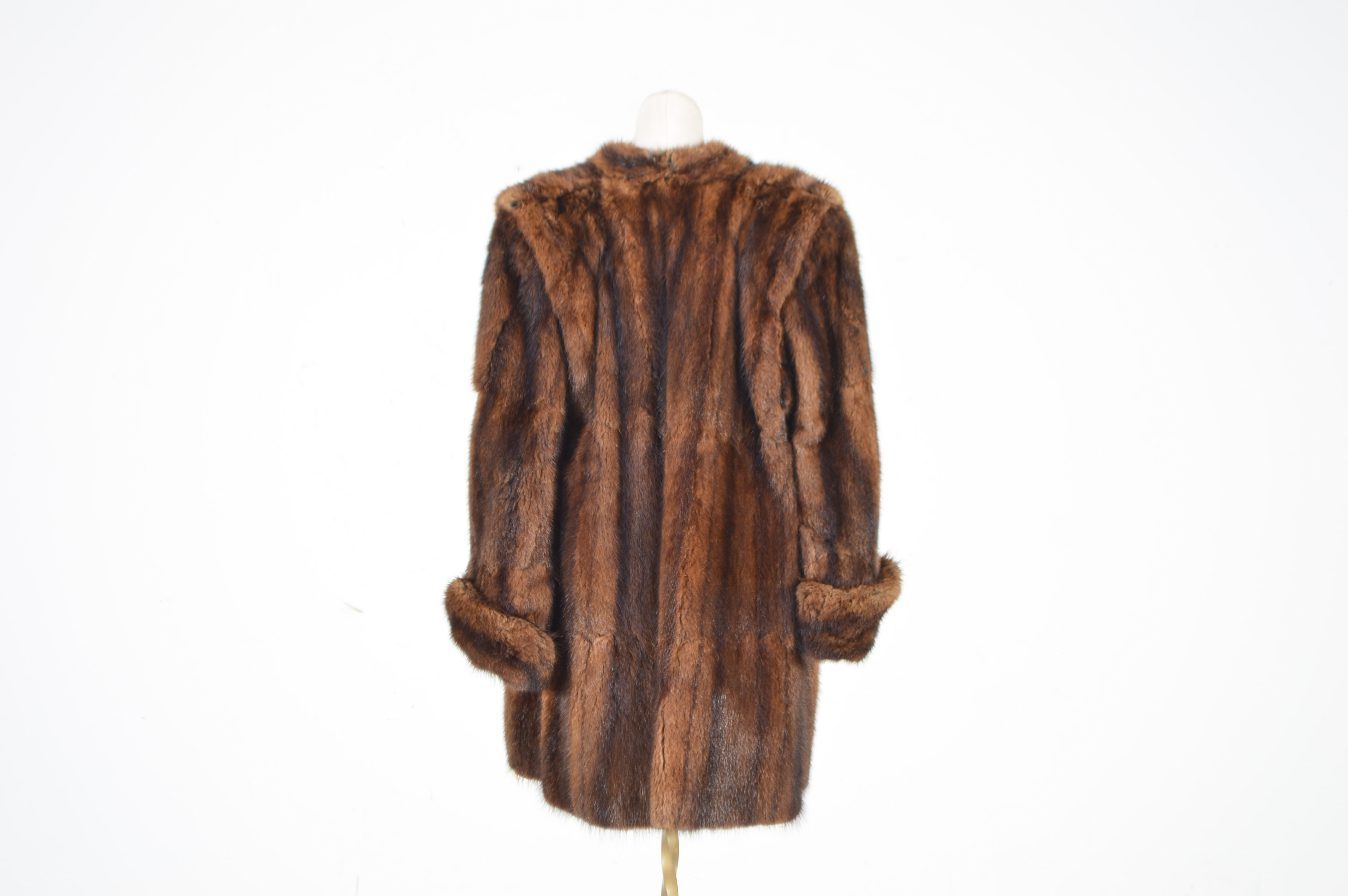 Vintage Dyed Muskrat Fur Coat