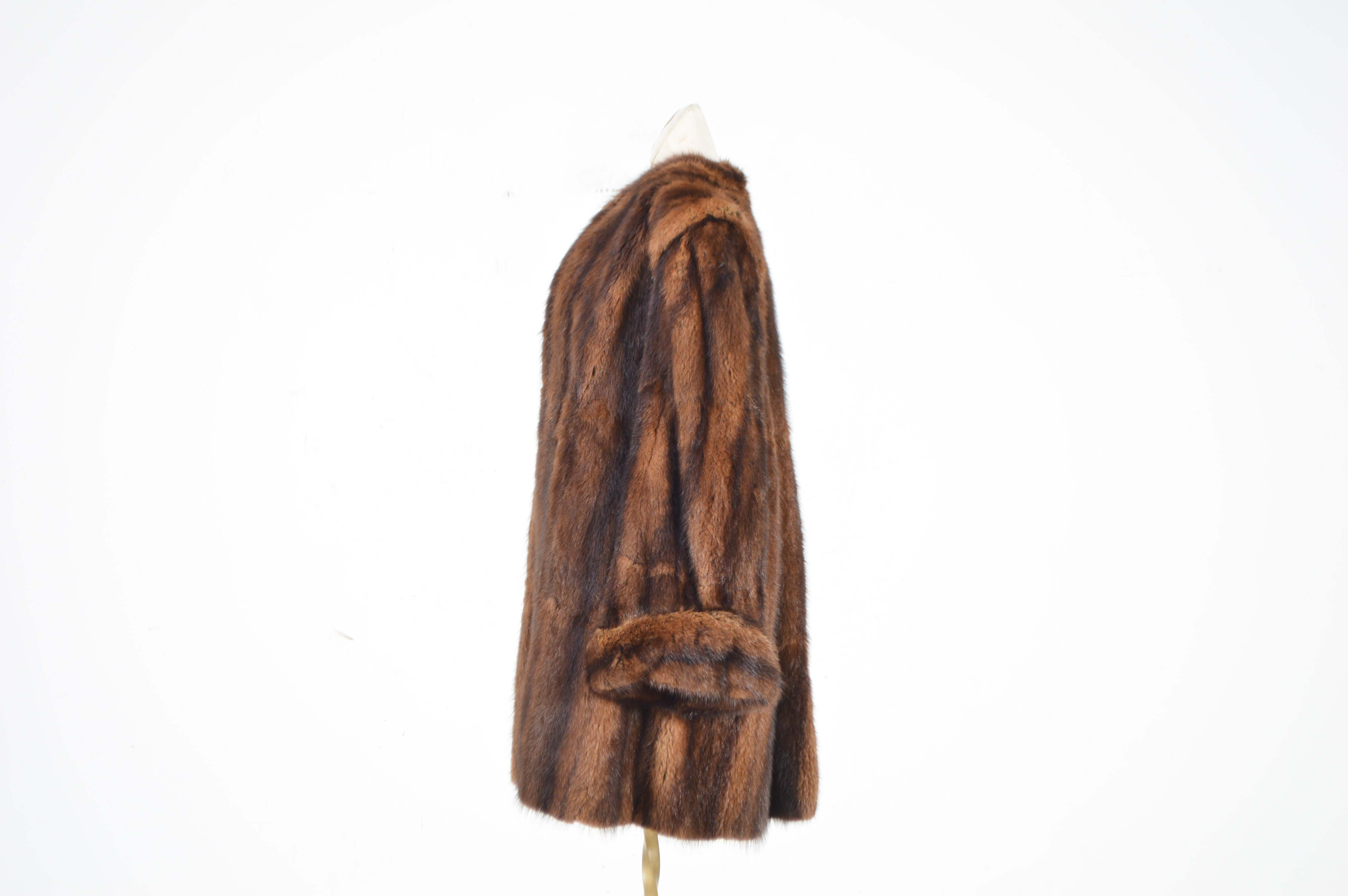 Vintage Dyed Muskrat Fur Coat