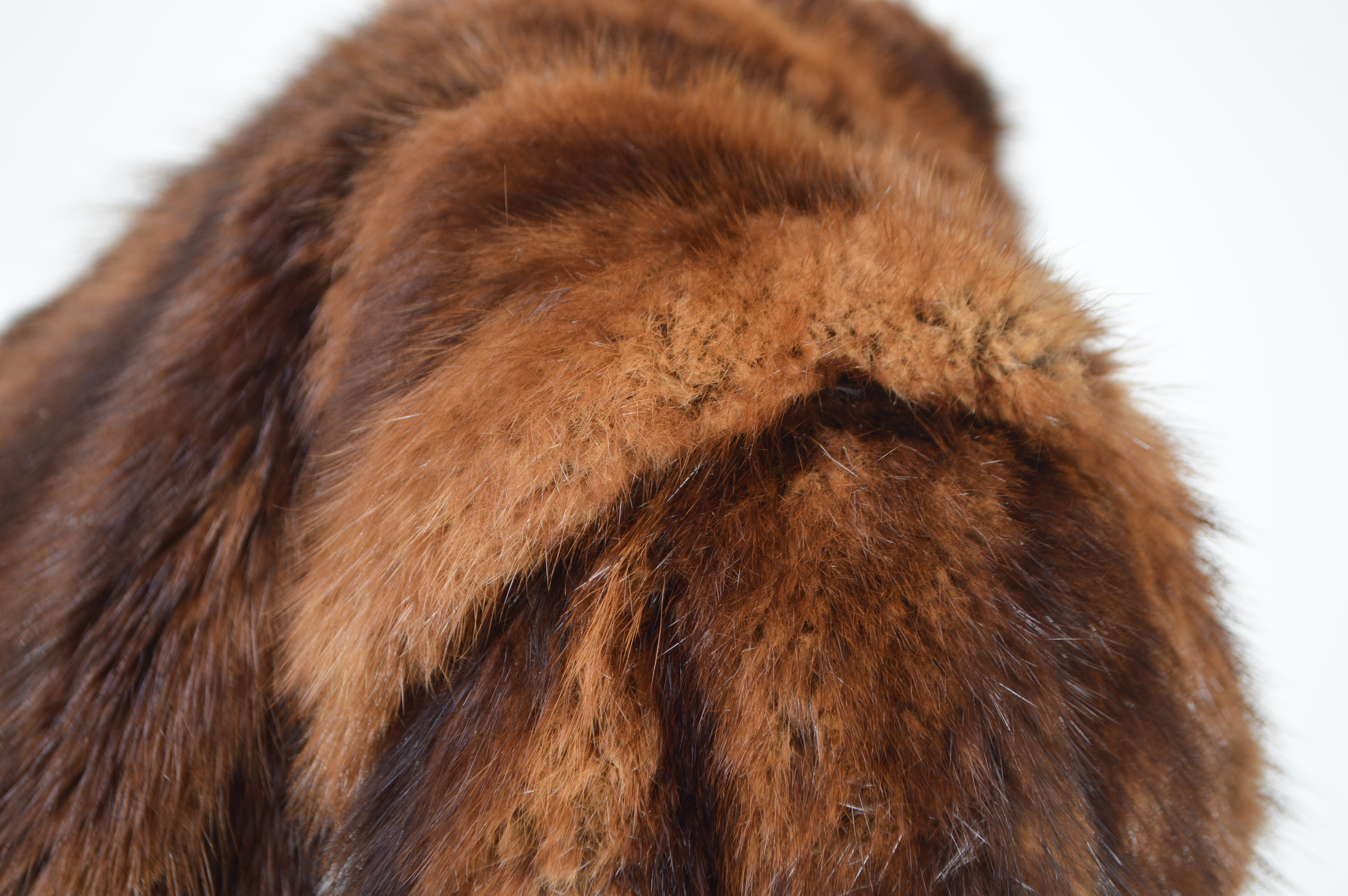 Vintage Dyed Muskrat Fur Coat
