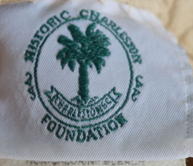 Queen Sized Historic Charleston Foundation King Charles Matelassé Collection Bedspread