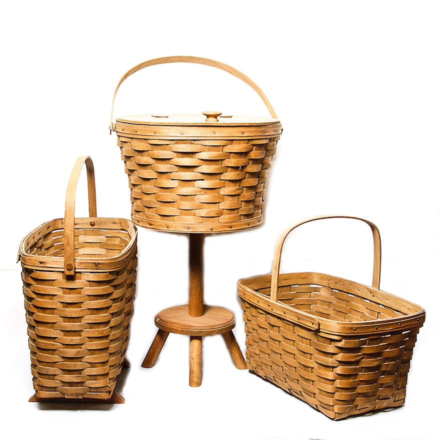 Collection of Vintage Longaberger Baskets