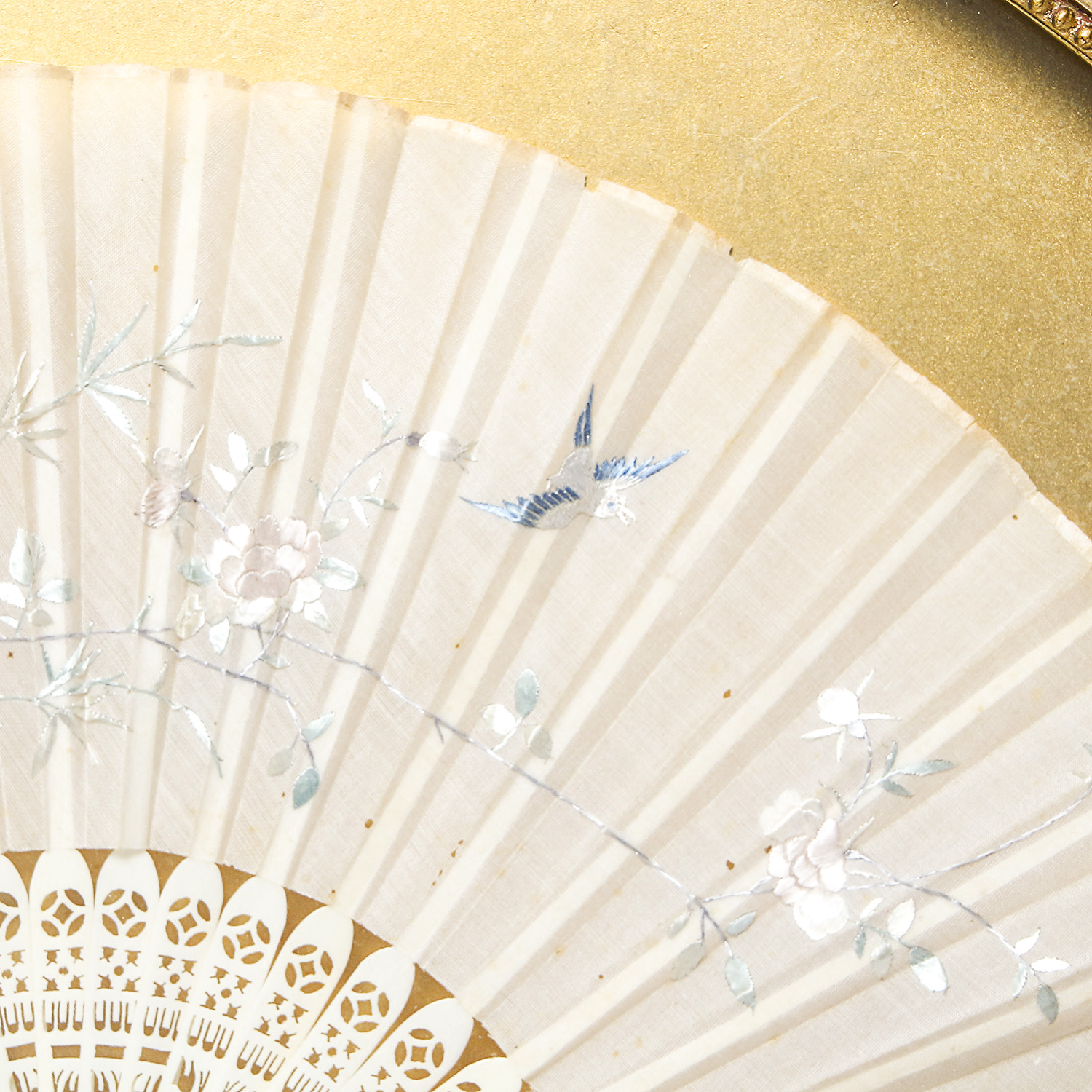 Pair of Framed Antique Japanese Fans