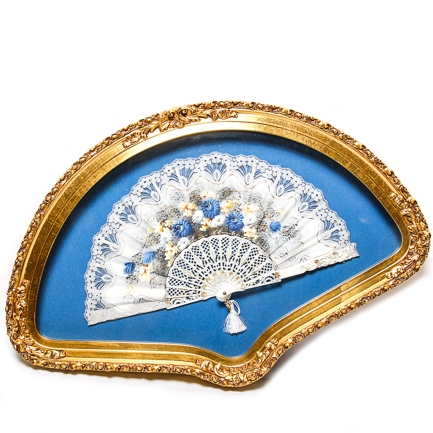 Pair of Framed Antique Japanese Fans