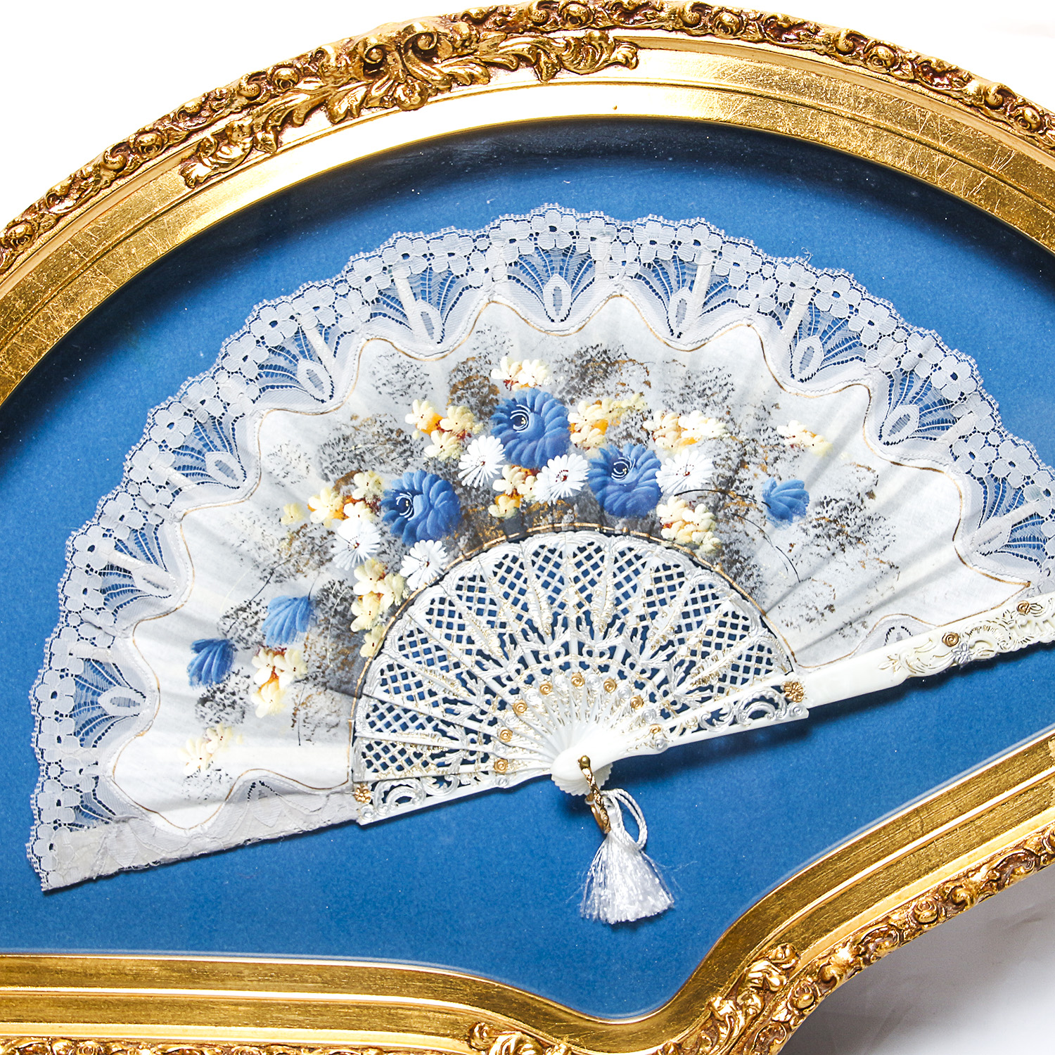 Pair of Framed Antique Japanese Fans