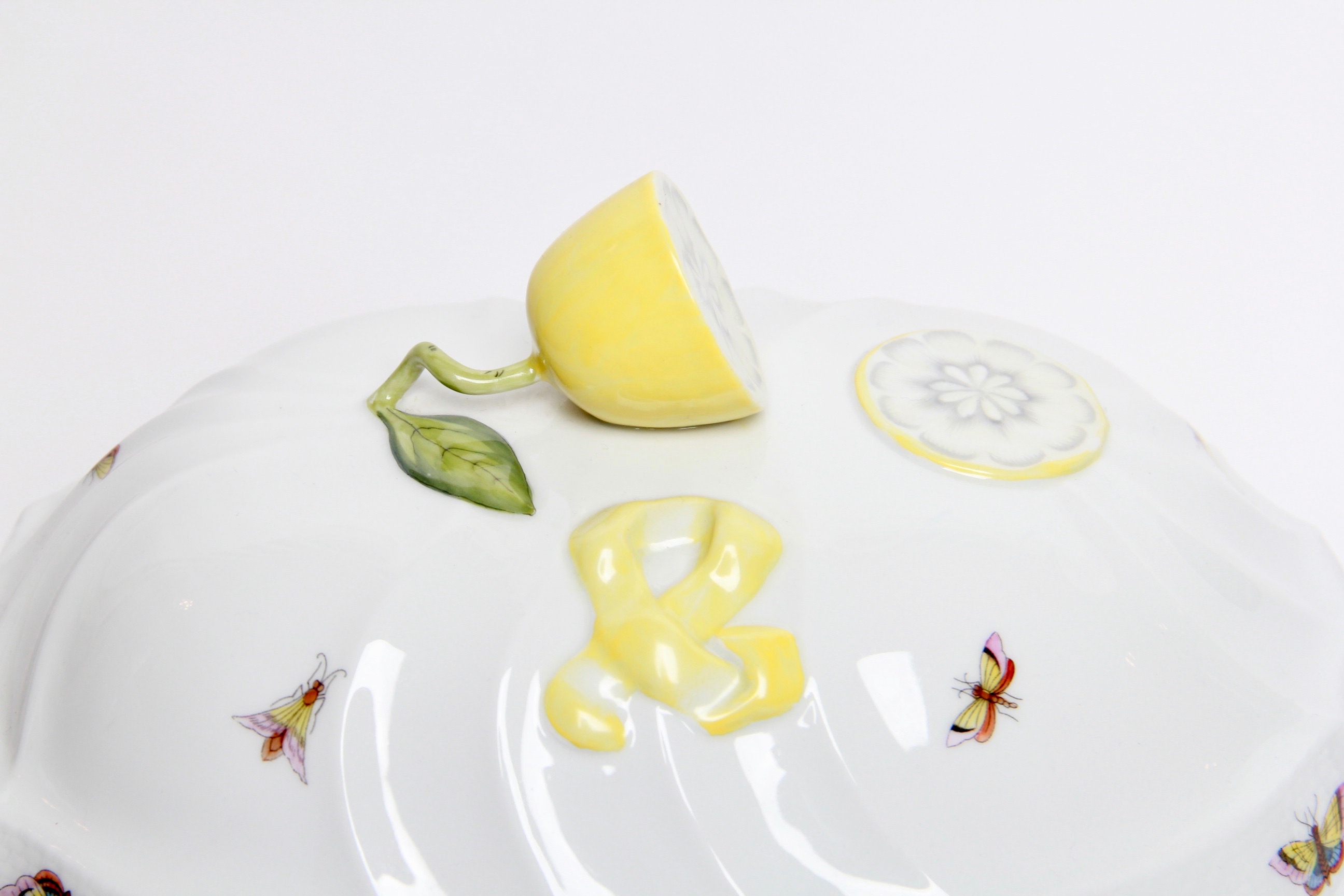 Vintage Herend "Rothschild Bird"  Candlesticks and Soup Tureen