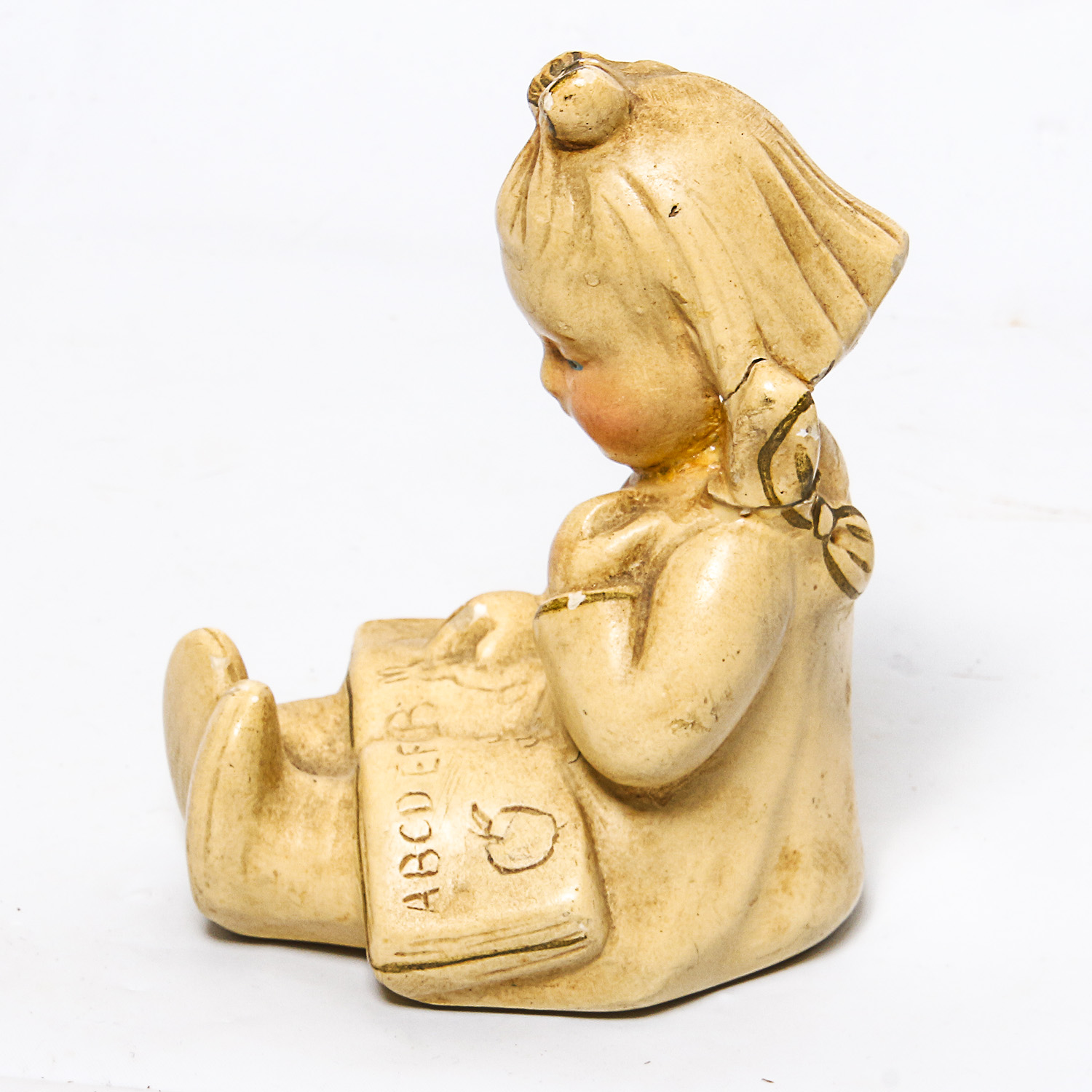 Pair of Antique Coventry Ware Chalkware Figurines